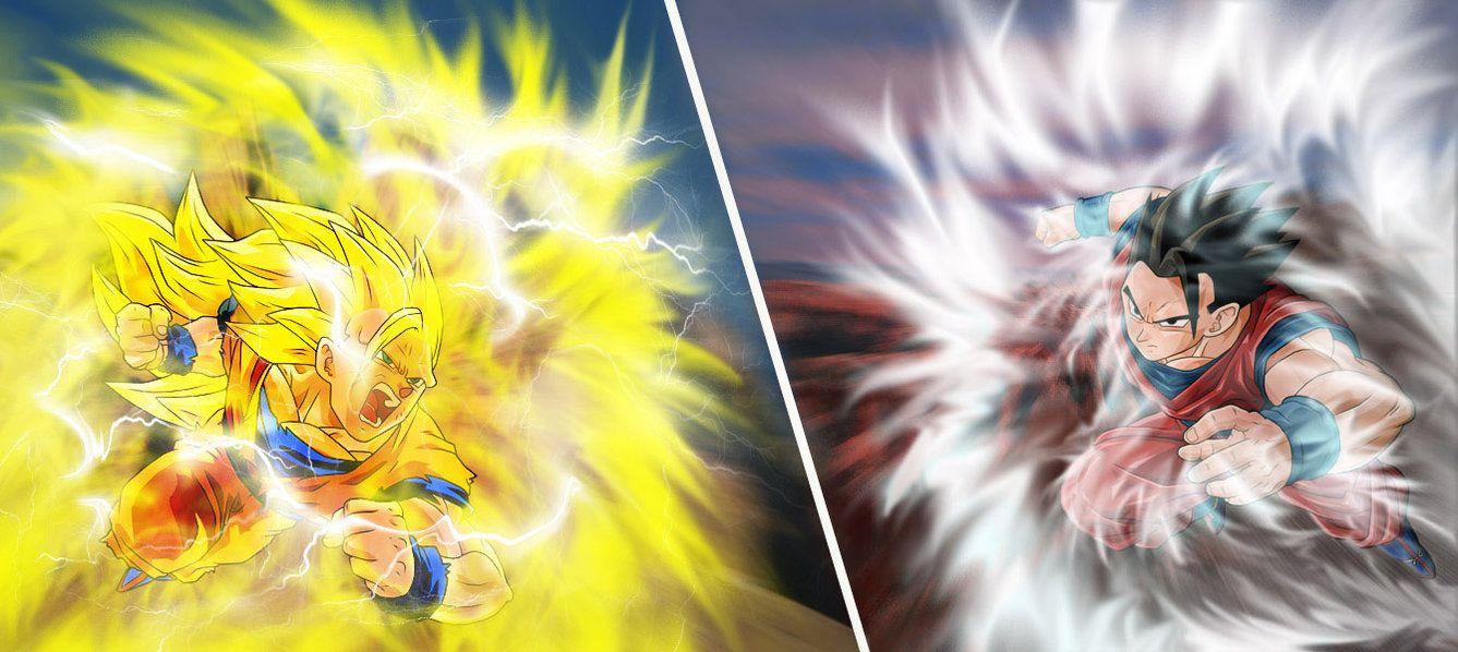 DBZ: Goku SSj3 vs mystic Gohan