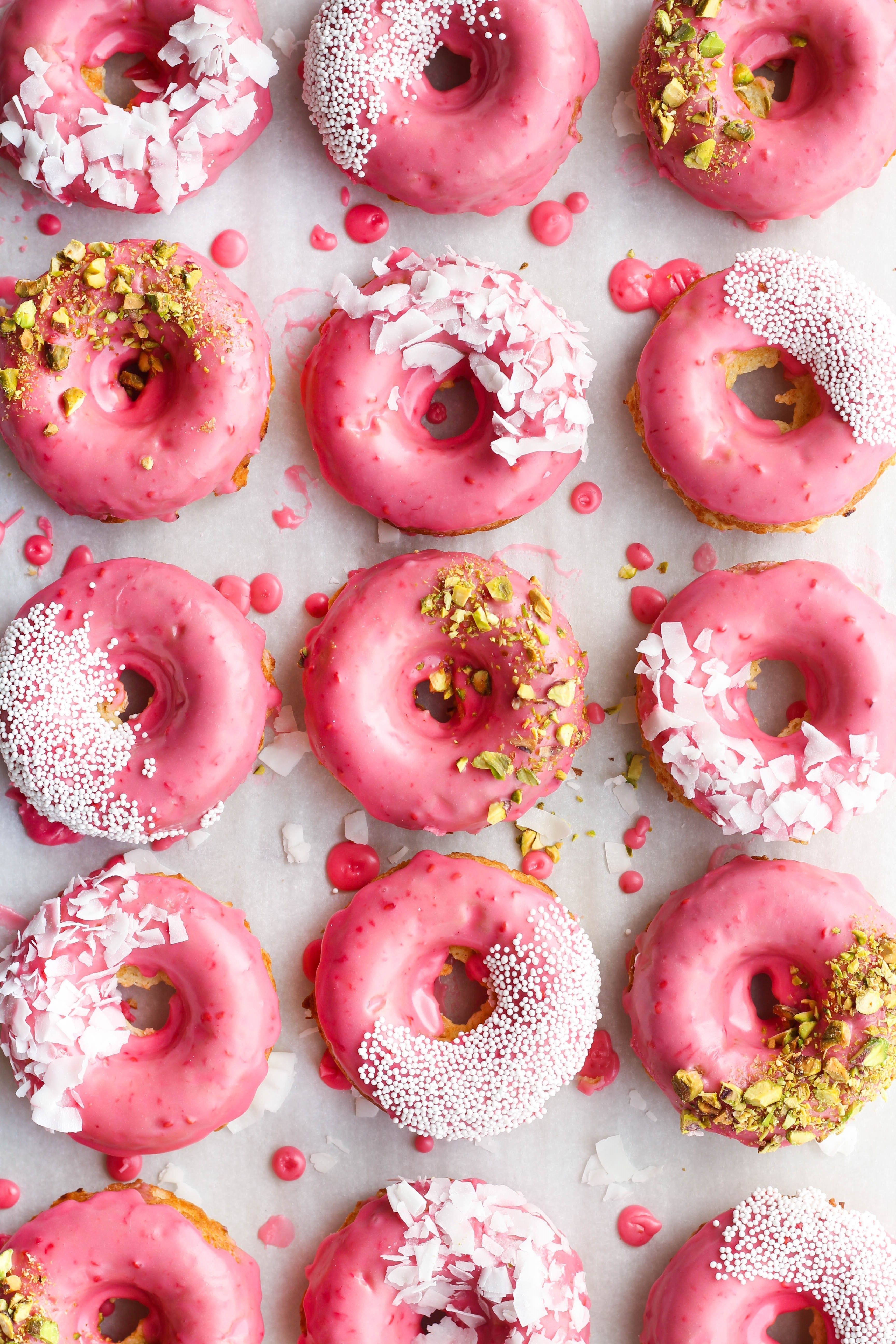 TASTY TUESDAY: Coconut Raspberry Donuts National Donut Day