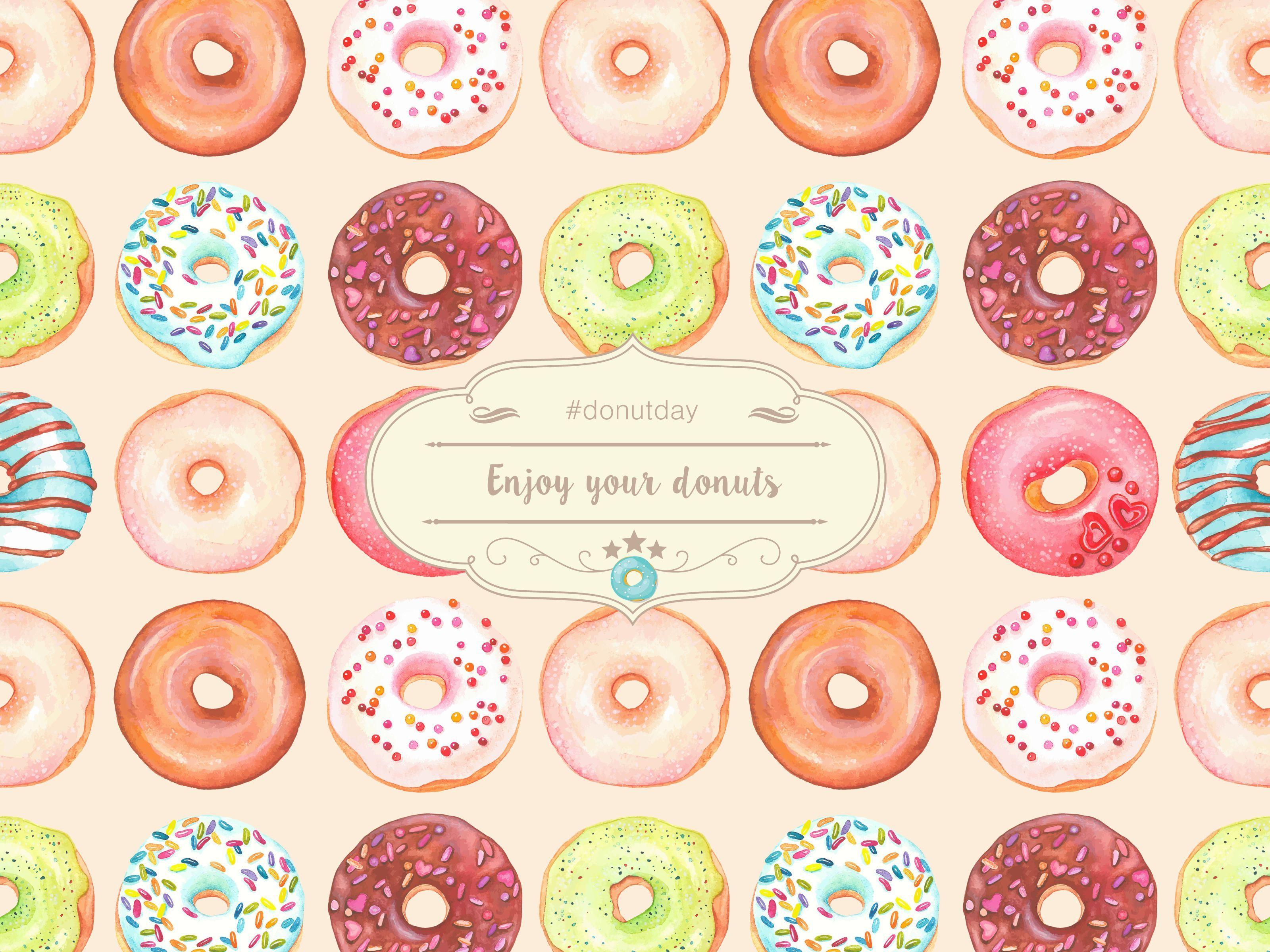 Donut Wallpaper for Desktop