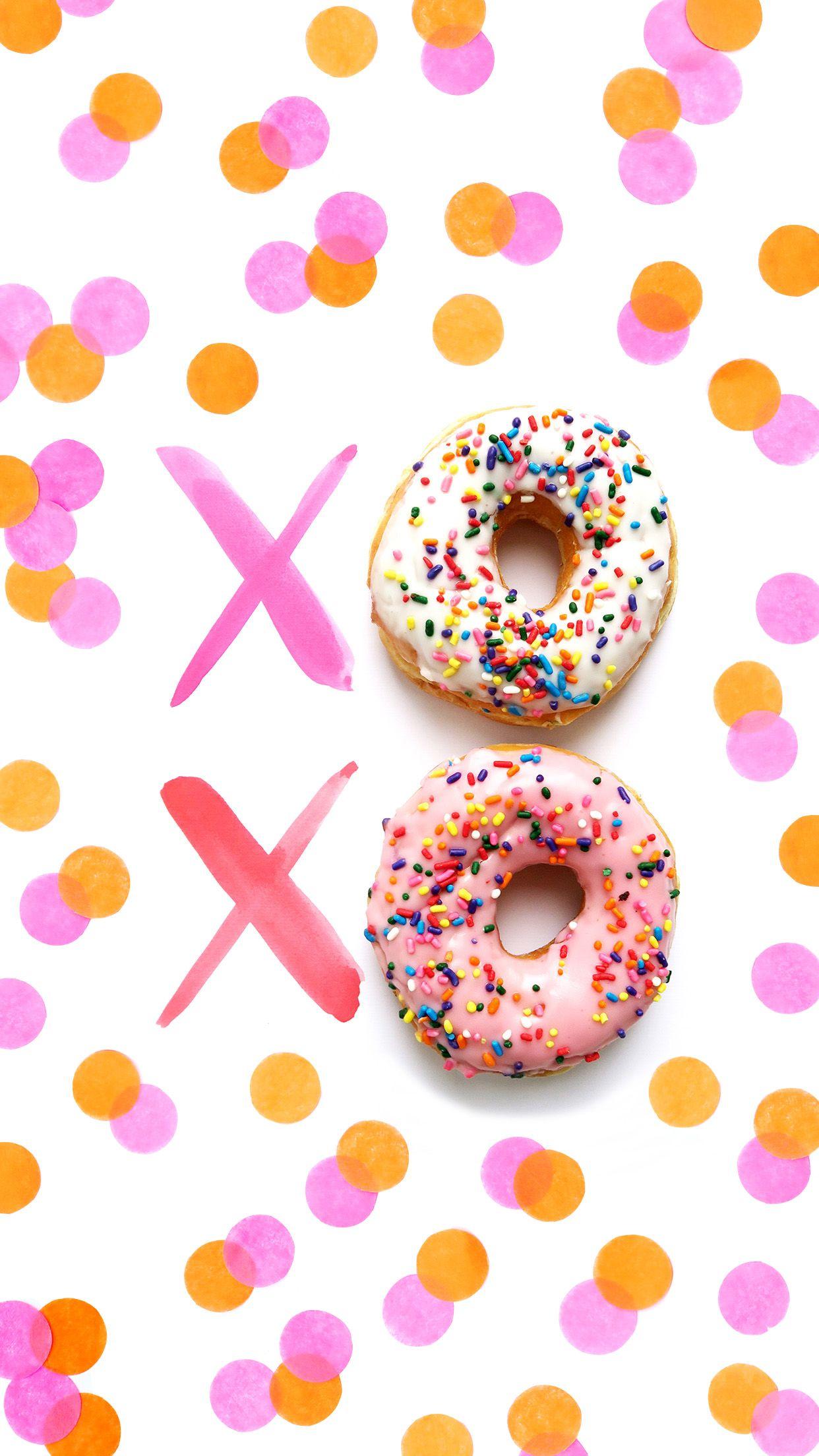 Valentine's Day Themed Mobile Wallpaper from Dunkin' Donuts. Dunkin'