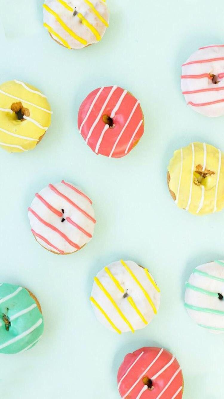 Wallpaper. phone wallpaper. Doughnut, Wallpaper and Artsy