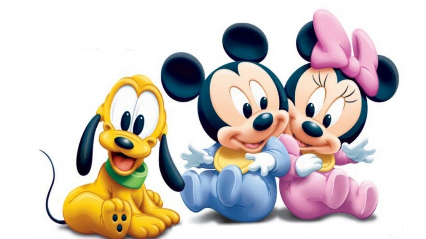 Mickey Mouse Pluto And Minnie Mouse As Babies Disney HD Wallpaper