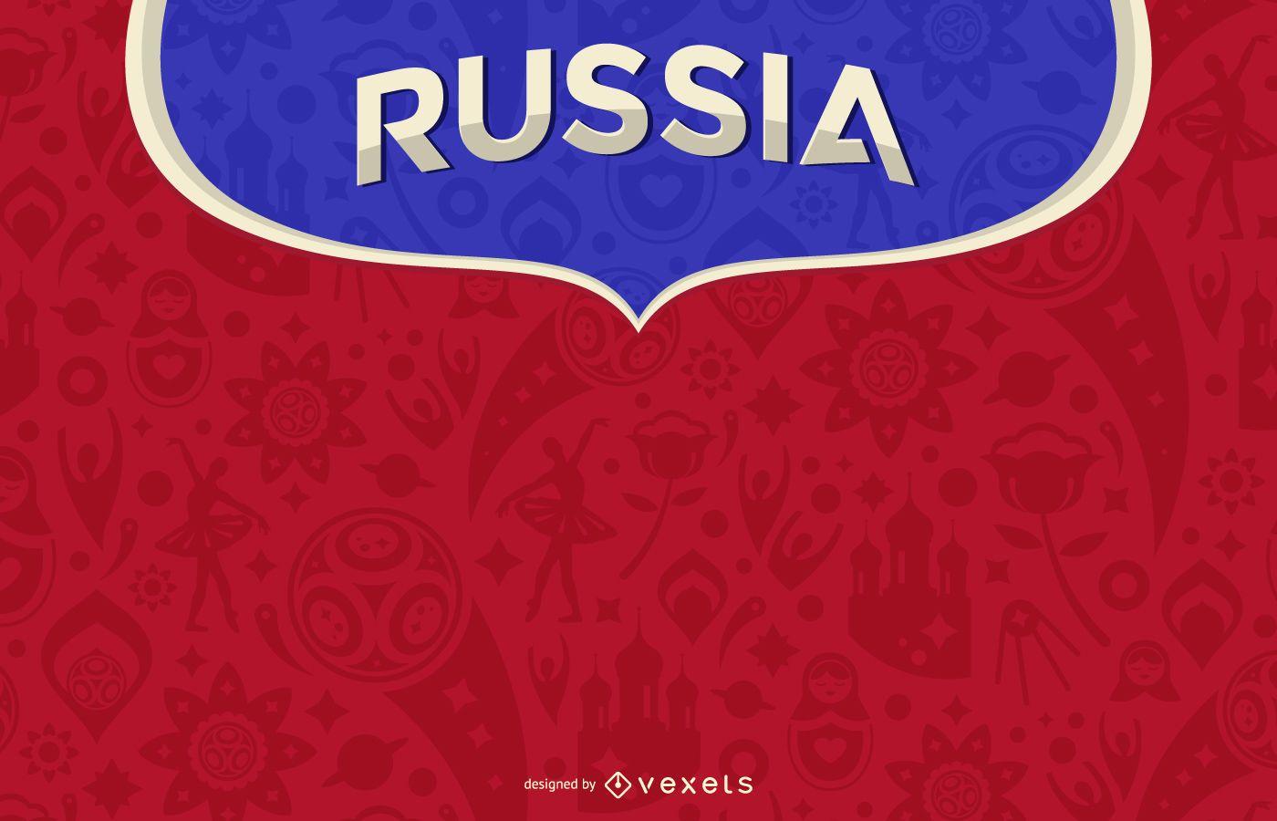 Diseño de fondo Rusia 2018
