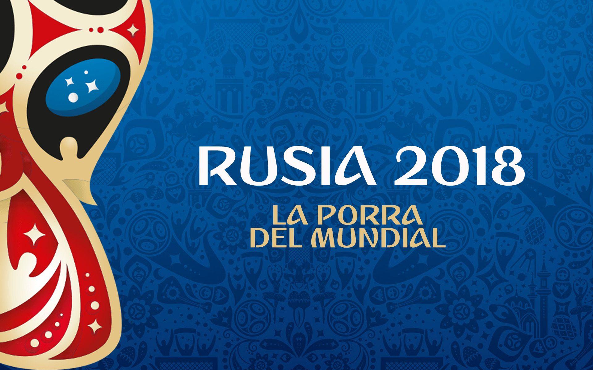 Registro Porra del Mundial 2018