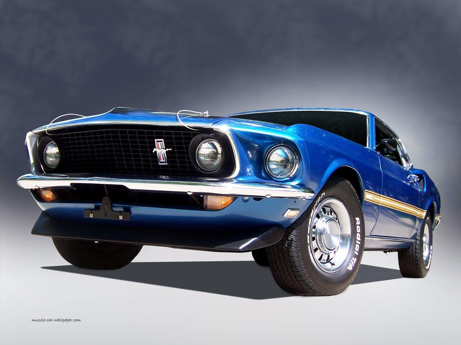 1969 Ford Mustang Mach 1 HD Wallpaper. Background