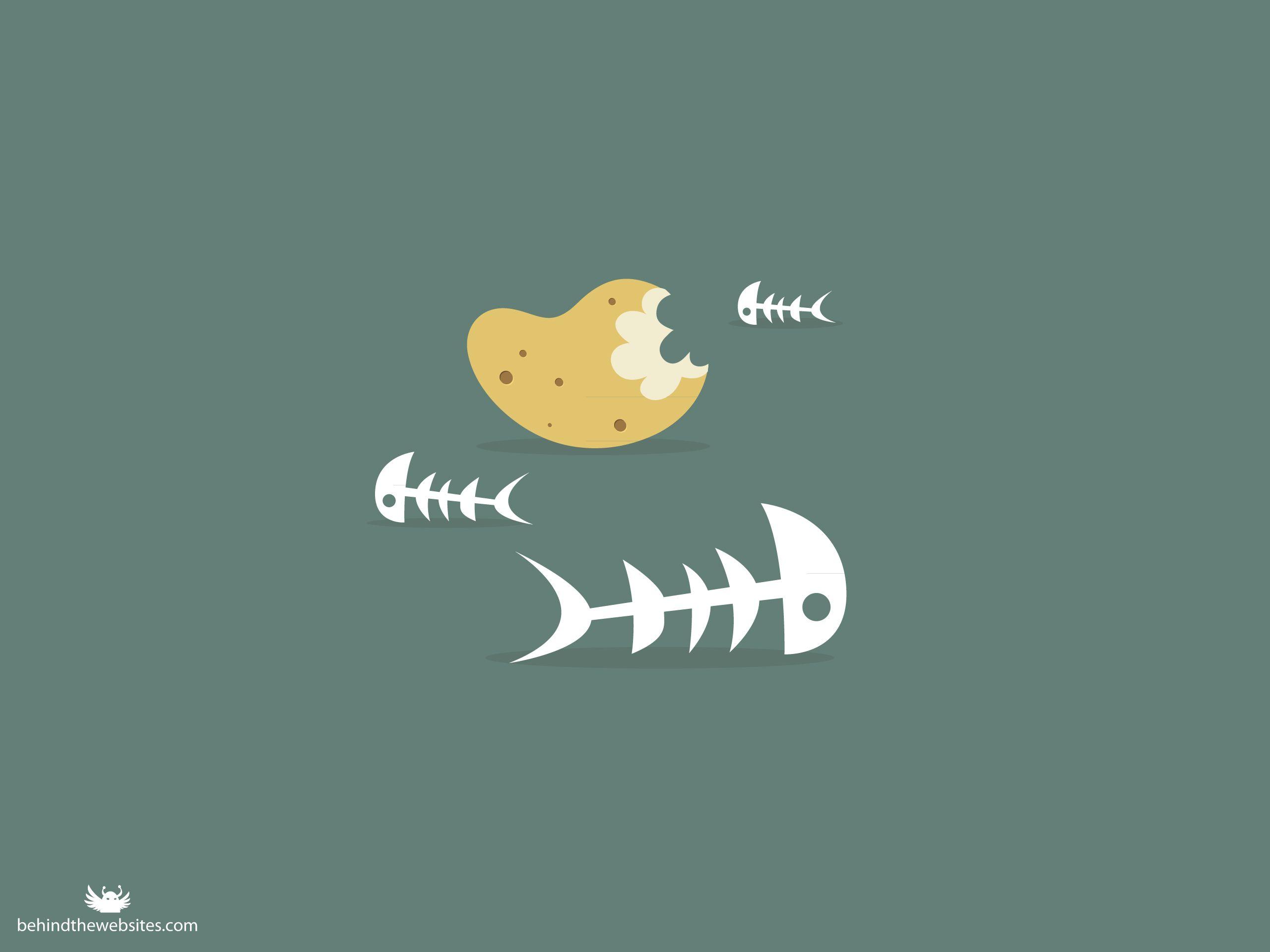 Fish and chips wallpaper. Fish and chips