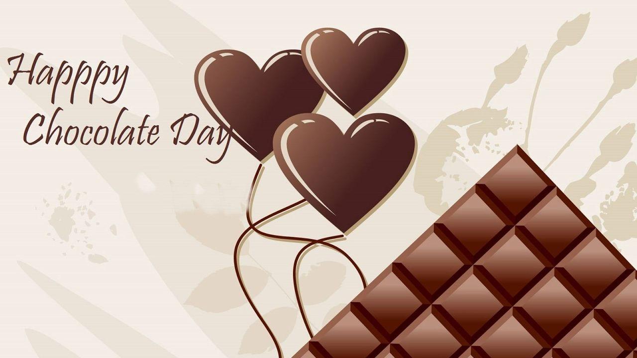 Happy Chocolate Day 2021 Image Wishes Wallpaper