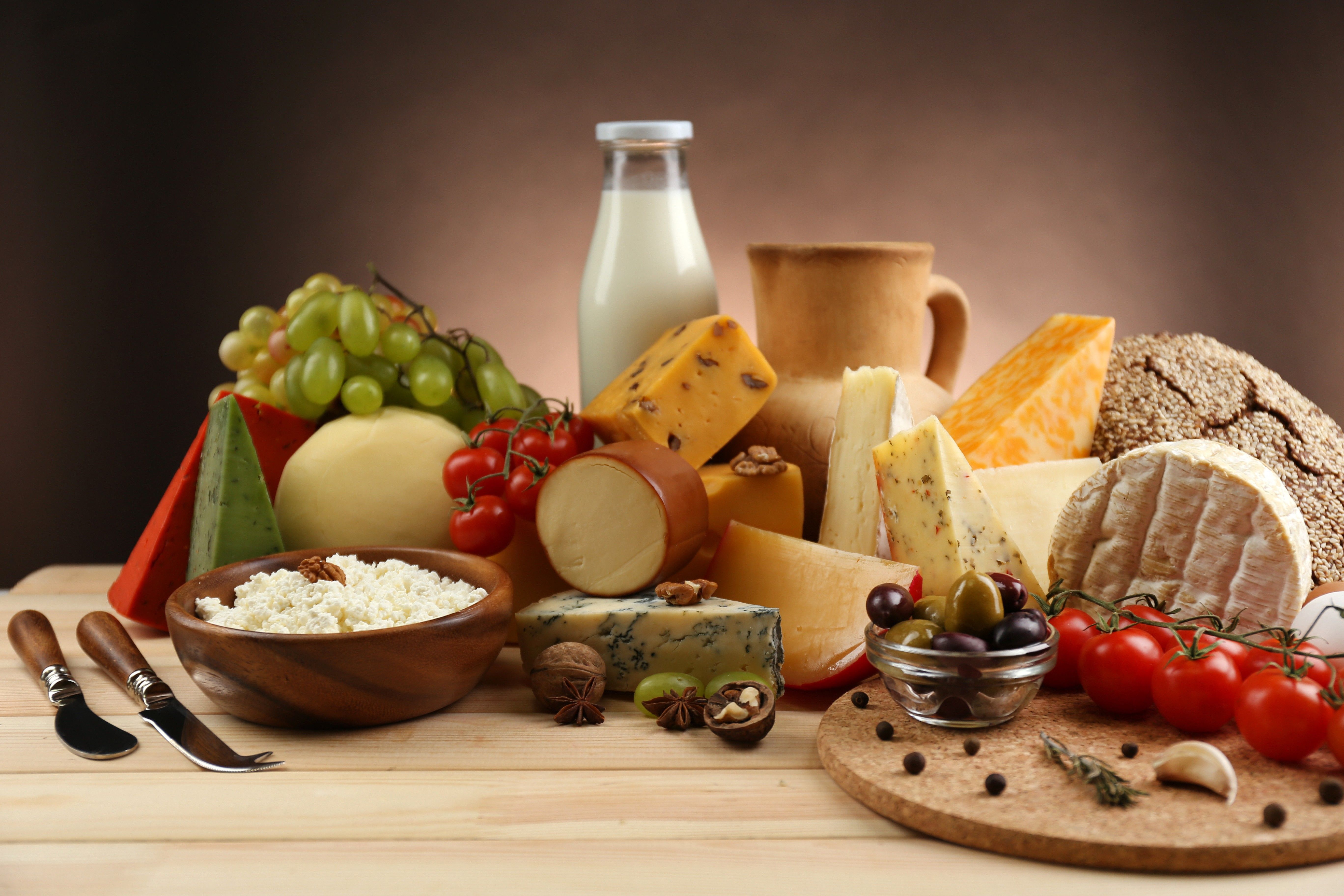 A variety of dairy cheese wallpaper and image