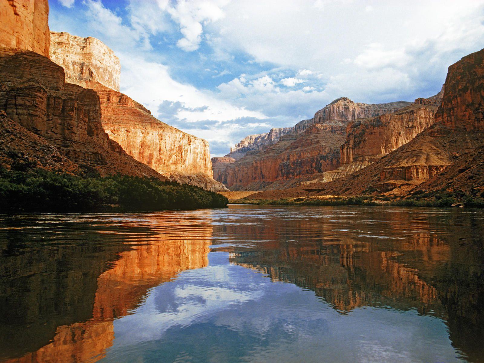 Grand Canyon River Camping HD Wallpaper, Background Image