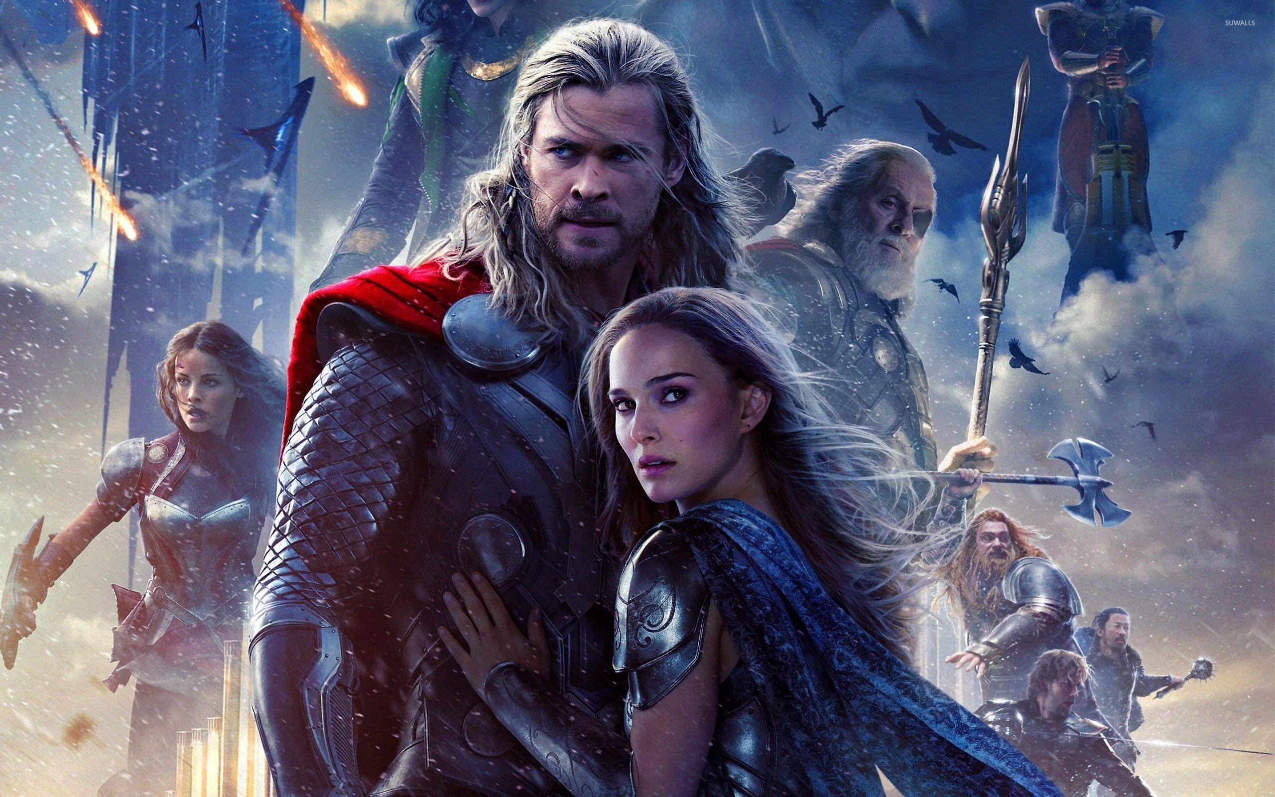Thor and Jane Foster: The Dark World wallpaper
