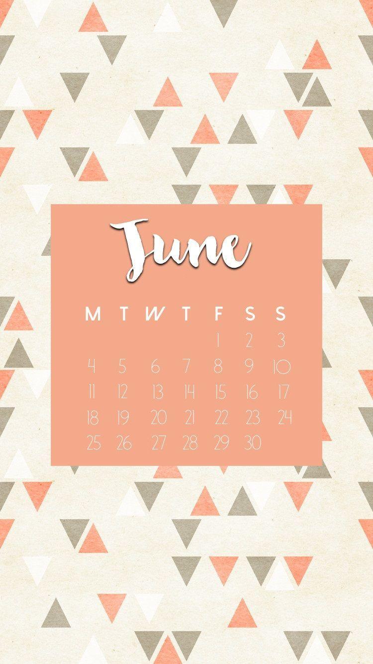 June 2018 iPhone Designs Calendar Wallpaper. Calendar 2018