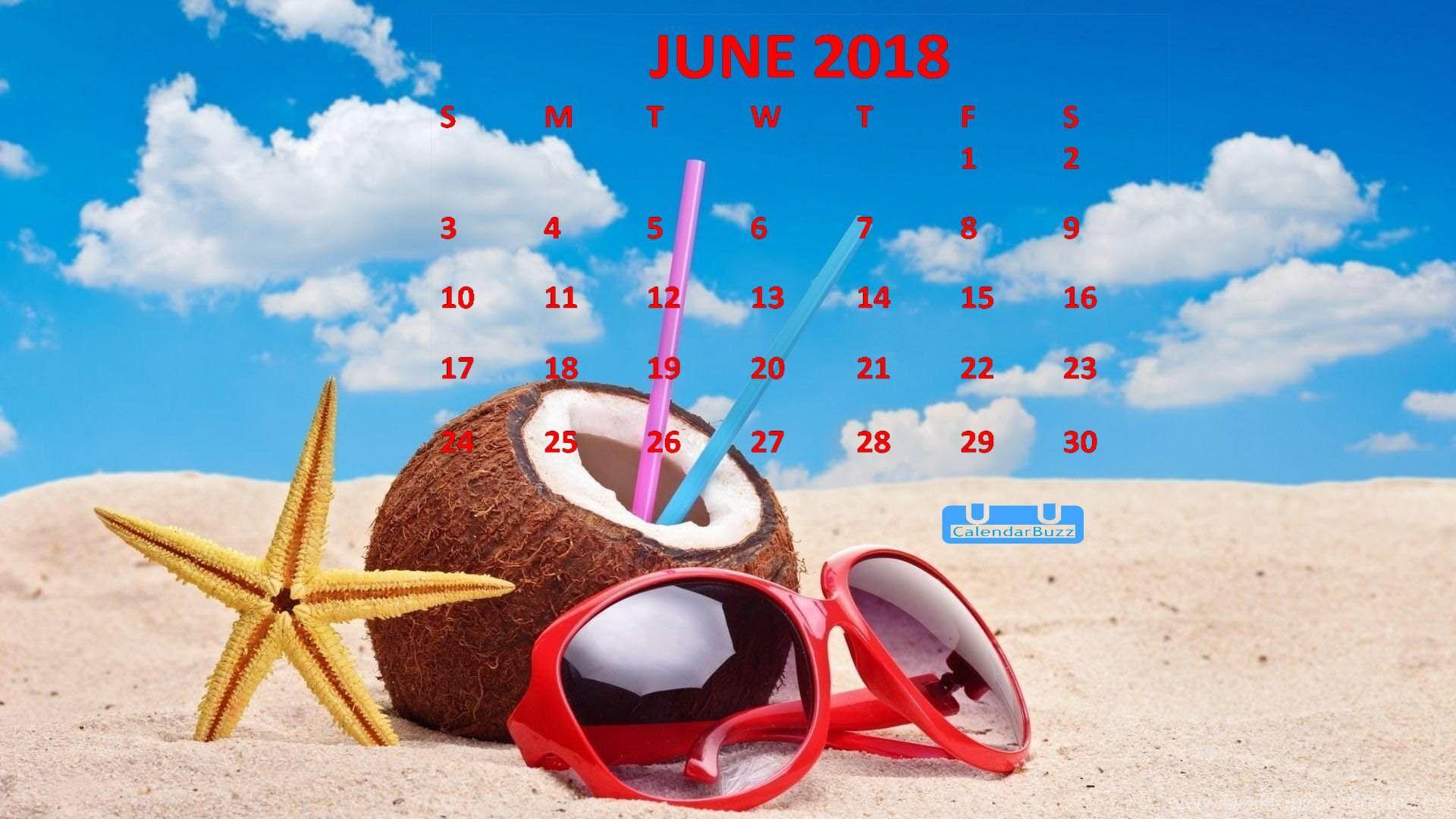 June 2018 Calendar HD Wallpaper Calendar Wallpaper