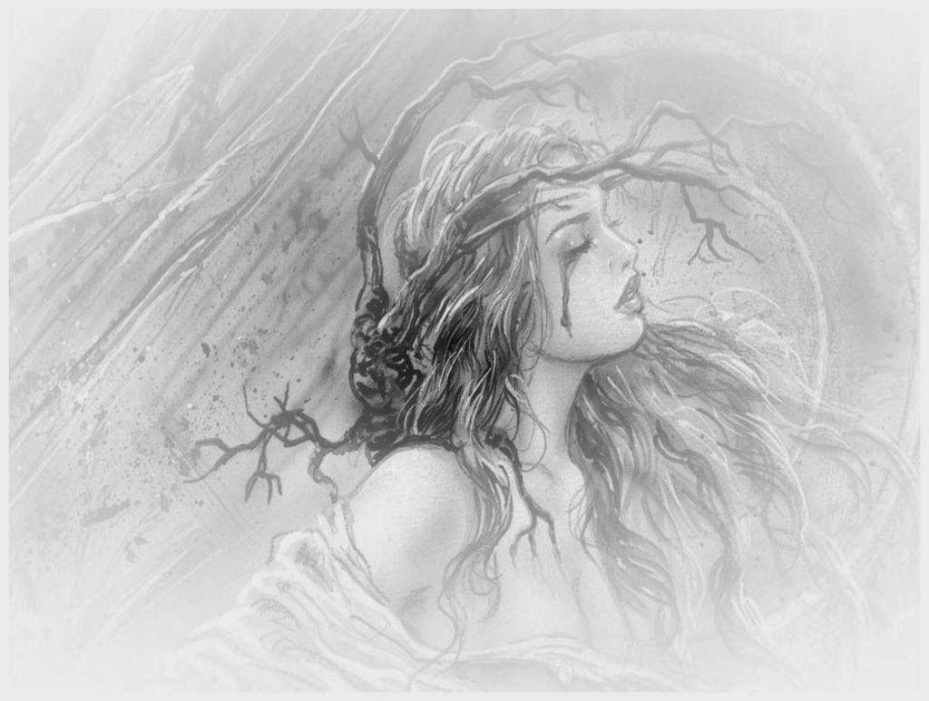 Photos: Girl Pencil Drawing HD Wallpaper Download, Art