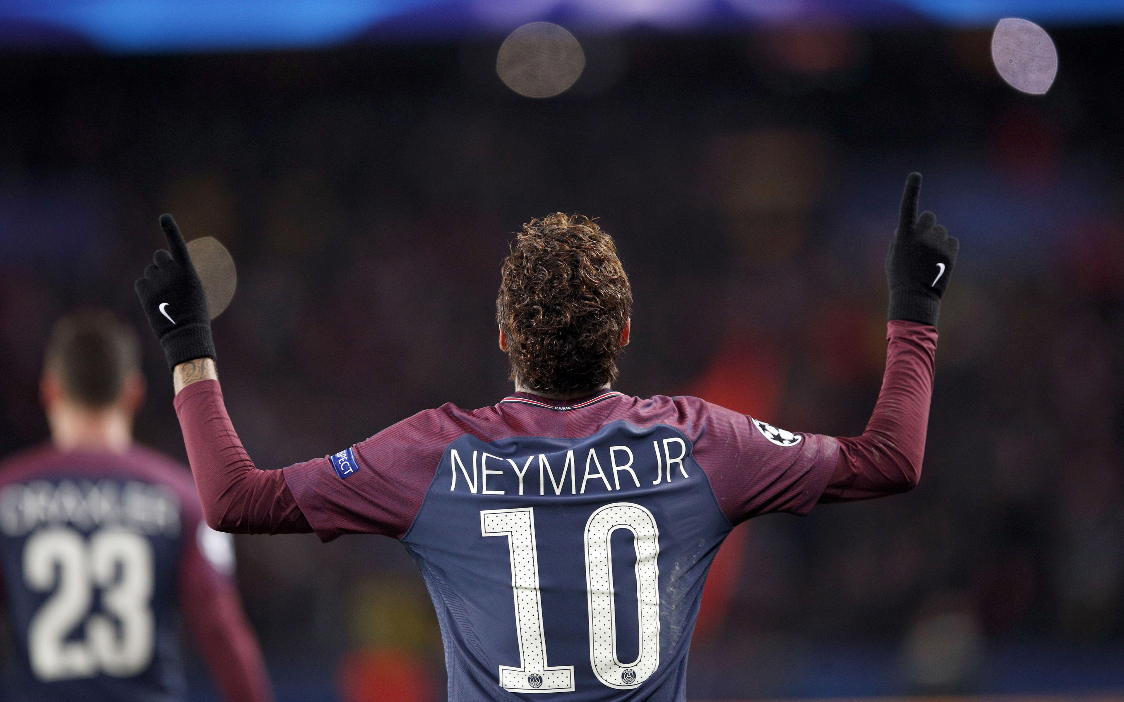 Download wallpaper Neymar, PSG, France, Ligue football, goal