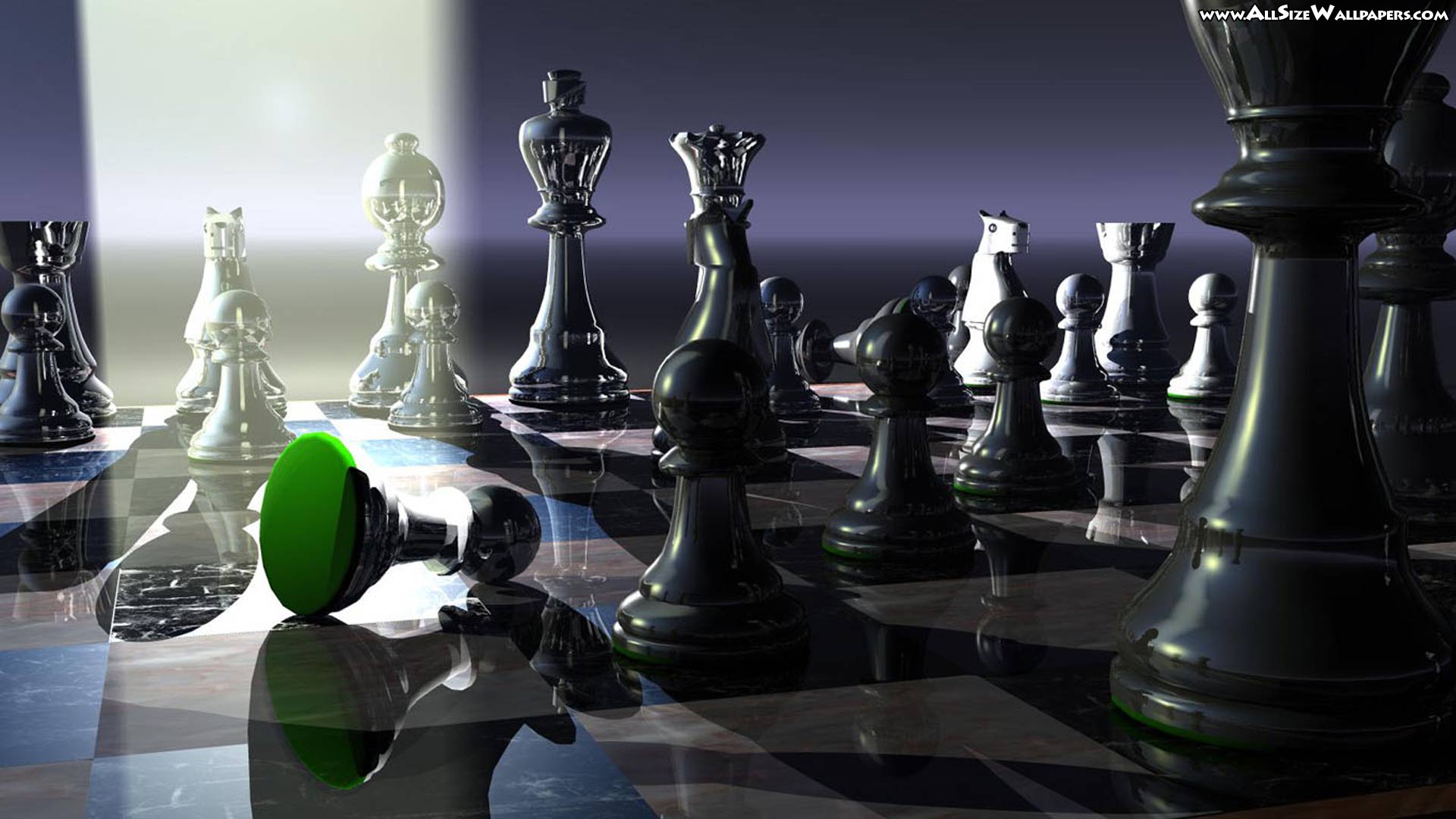 Chess 3D HD Wallpaper