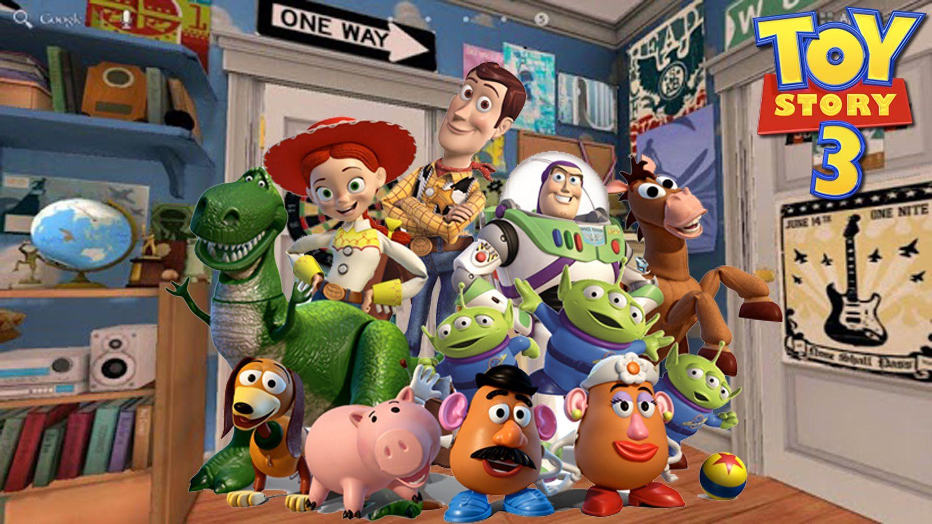 Toy Story 3: The Video Game playthrough ANDY'S ROOM