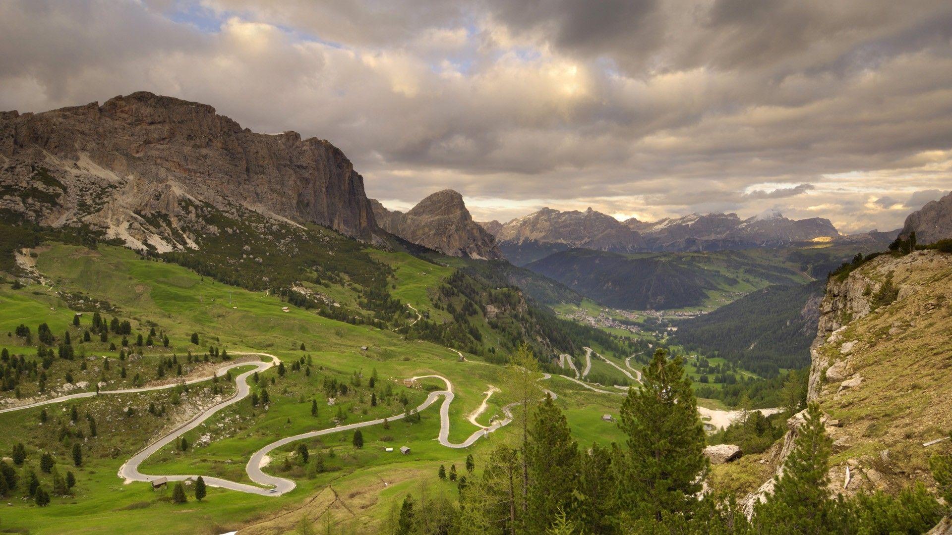 Nature HD Image Wallpaper mountains nature trails grass summer 84313