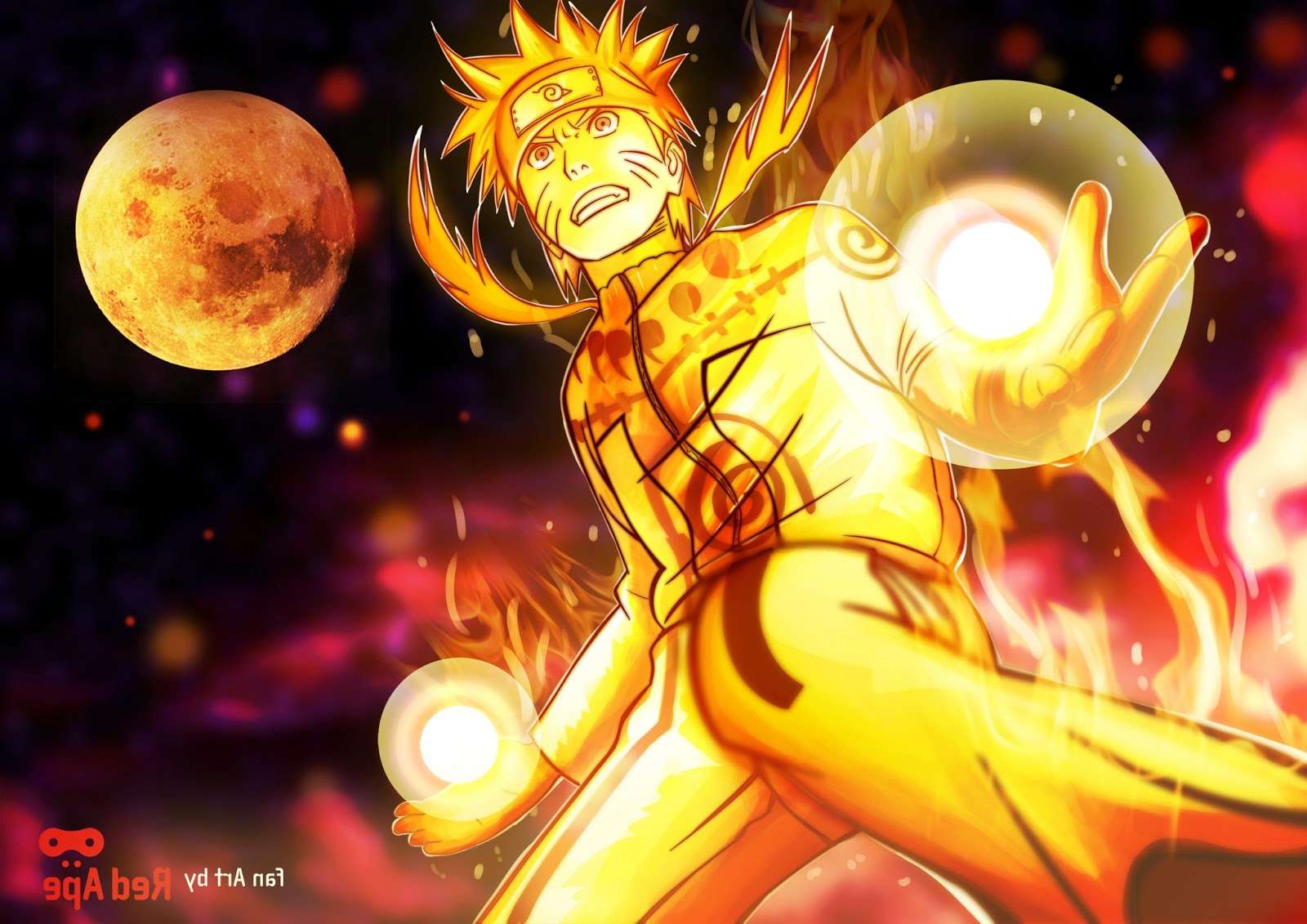 Naruto Nine Tails Mod HD Wallpaper, Background Image