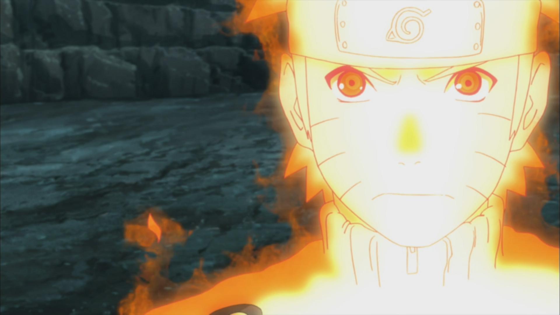 Naruto in Nine Tails Mode Wallpaper