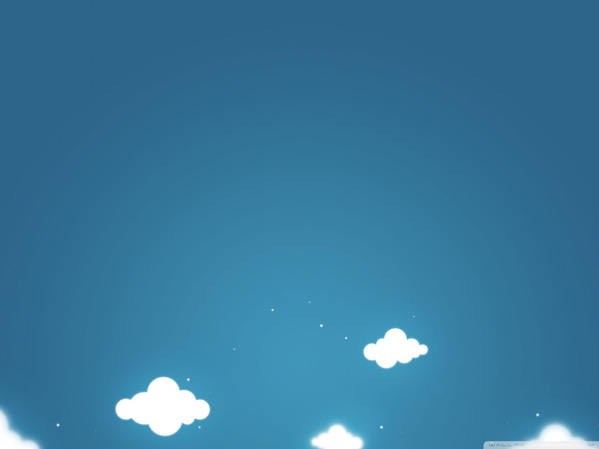 Cartoon Clouds And Blue Sky ❤ 4K HD Desktop Wallpaper for 4K Ultra