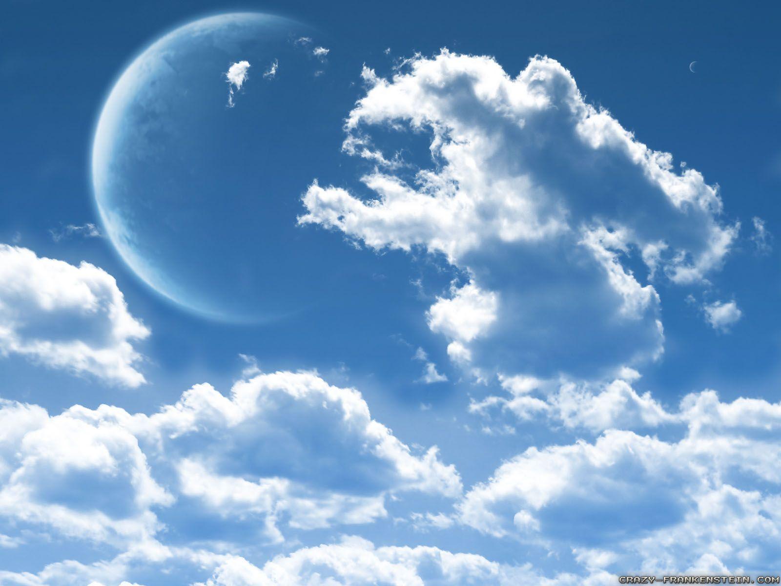 Blue Sky With Clouds Wallpapers - Wallpaper Cave