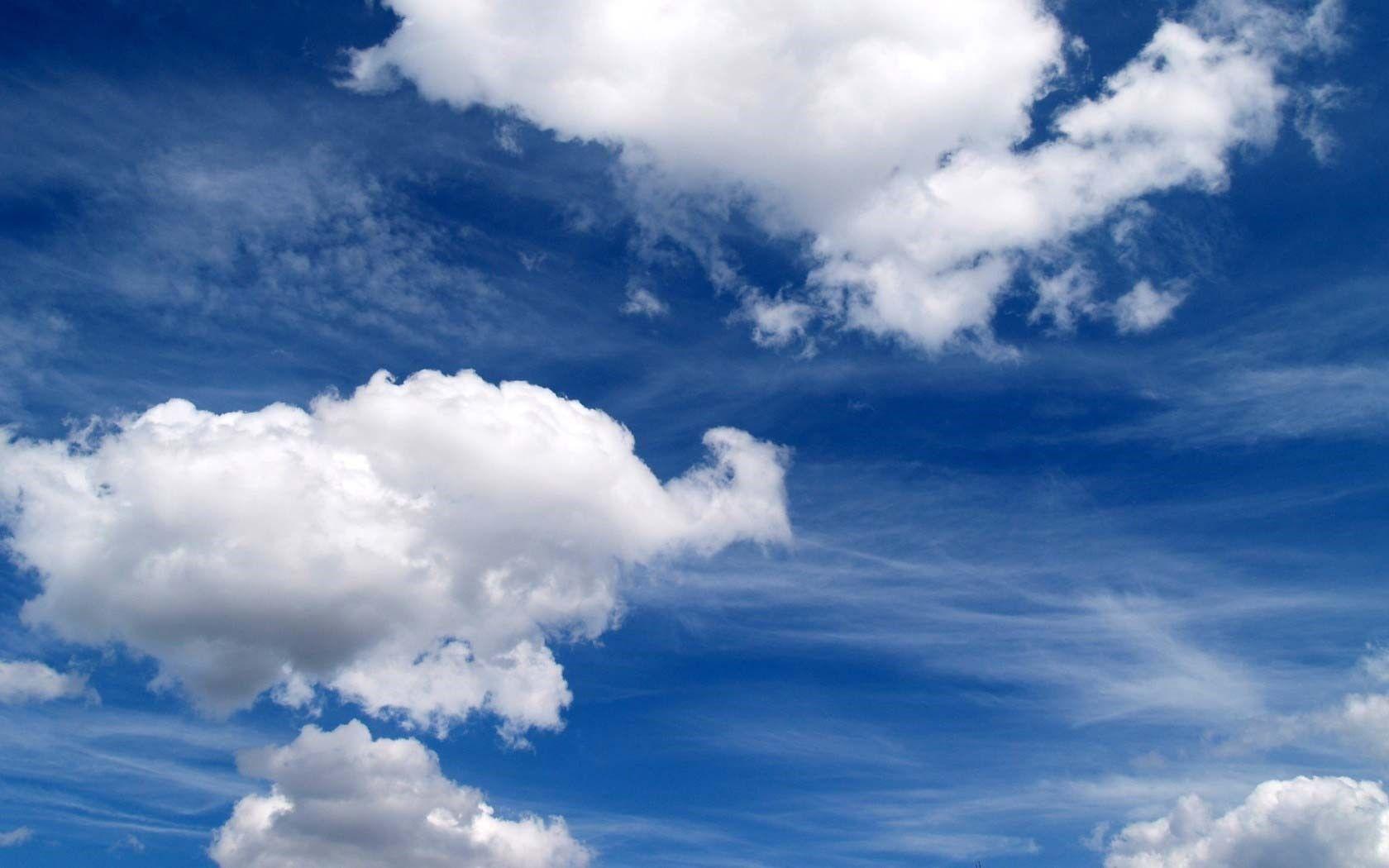 blue sky and amazing clouds wallpaper and background