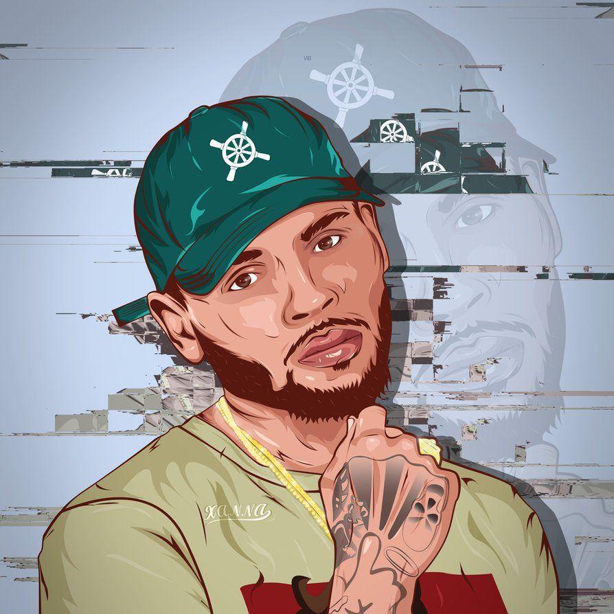 Chris Brown Vector Art By Walid B