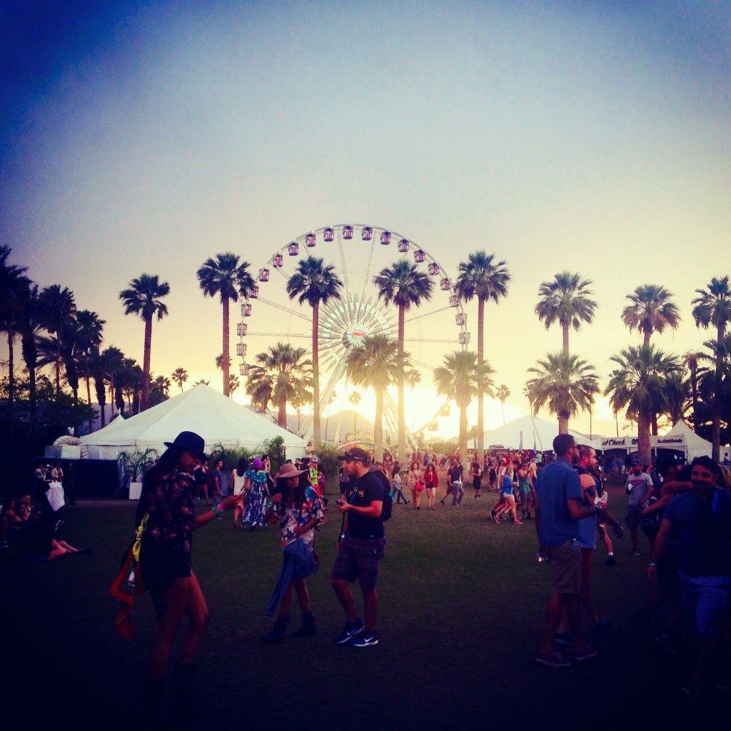 Coachella backdrop. That ferris wheel is awesome!. Notes from the S