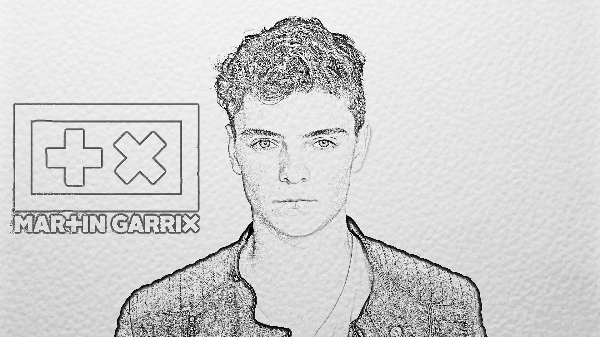 Martin Garrix Pencil Art Full HD Wallpaper