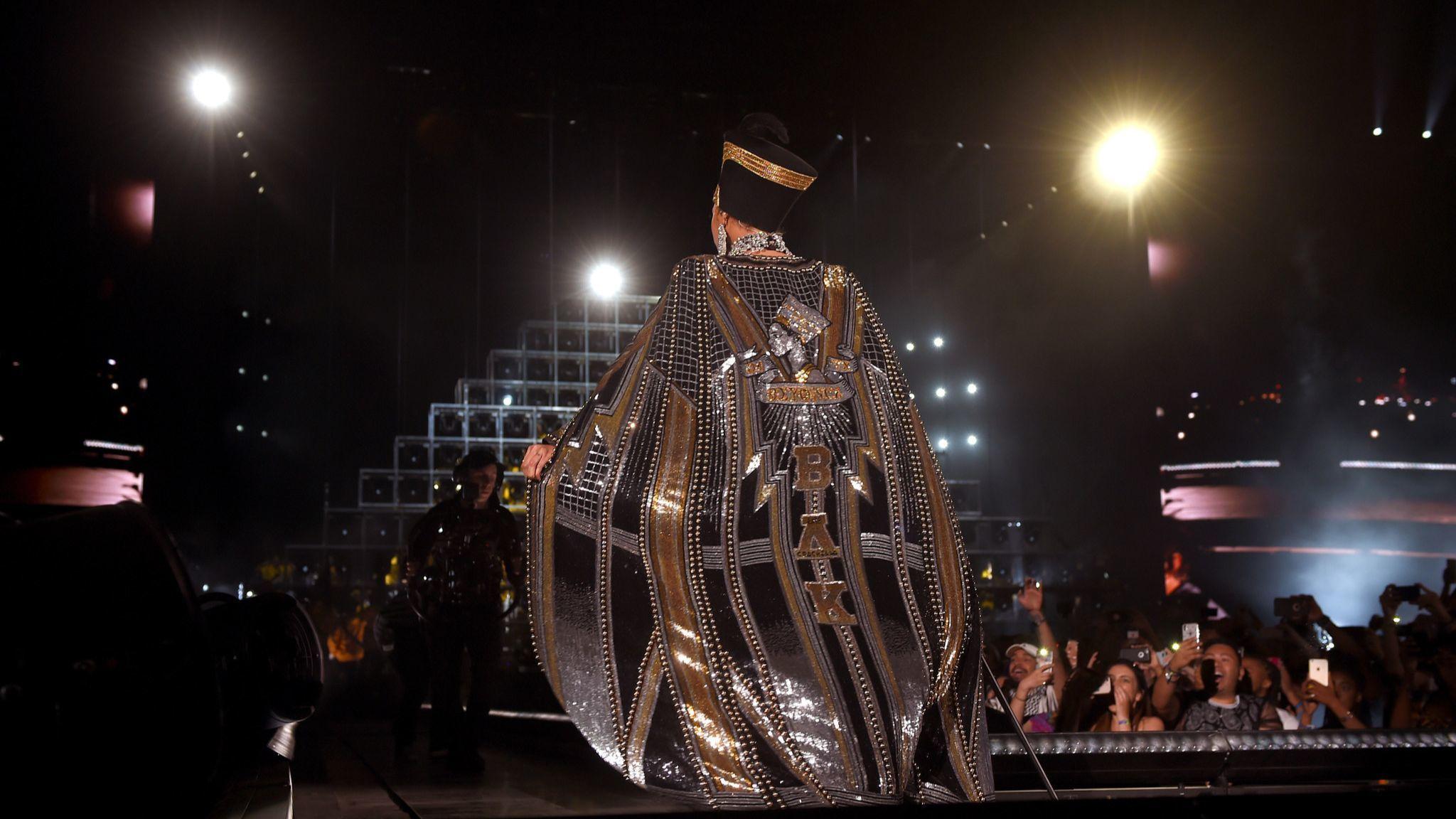 Beyoncé wears custom Balmain looks for her Coachella thriller