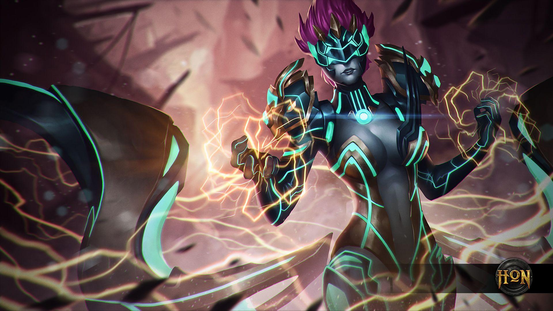 Arcanium Armor Moira Wallpaper. Heroes of Newerth Lore