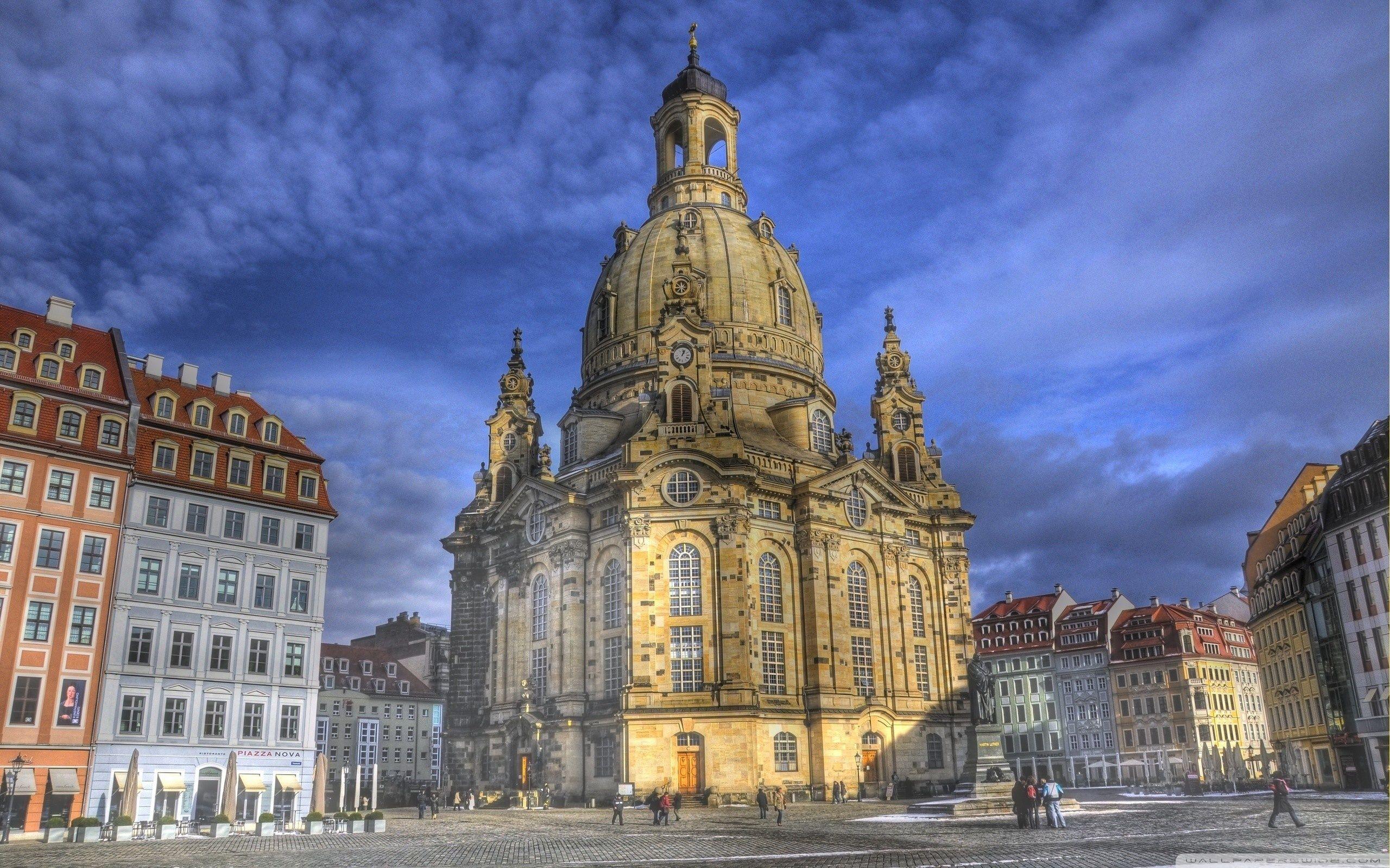 Dresden Frauenkirche, Dresden, Germany ❤ 4K HD Desktop Wallpaper for