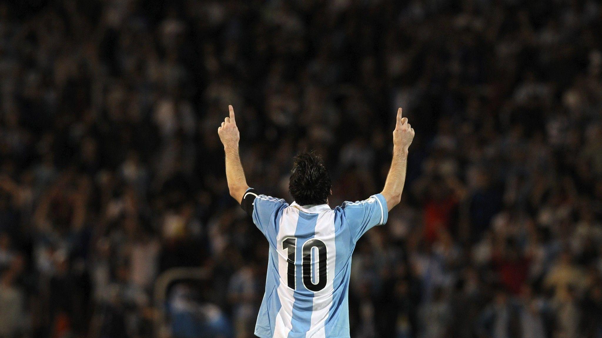 Leo Messi Argentina 2048x1152 Resolution HD 4k Wallpaper