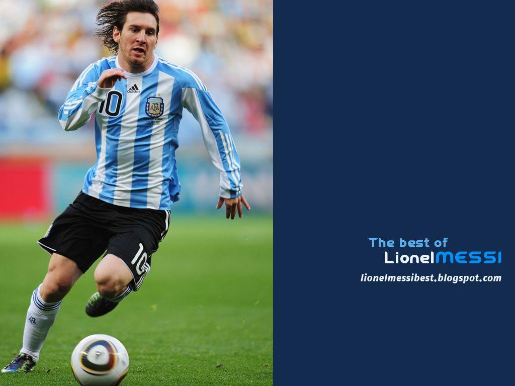 The best of Lionel Messi: Argentina's Lionel Messi Wallpaper 2010