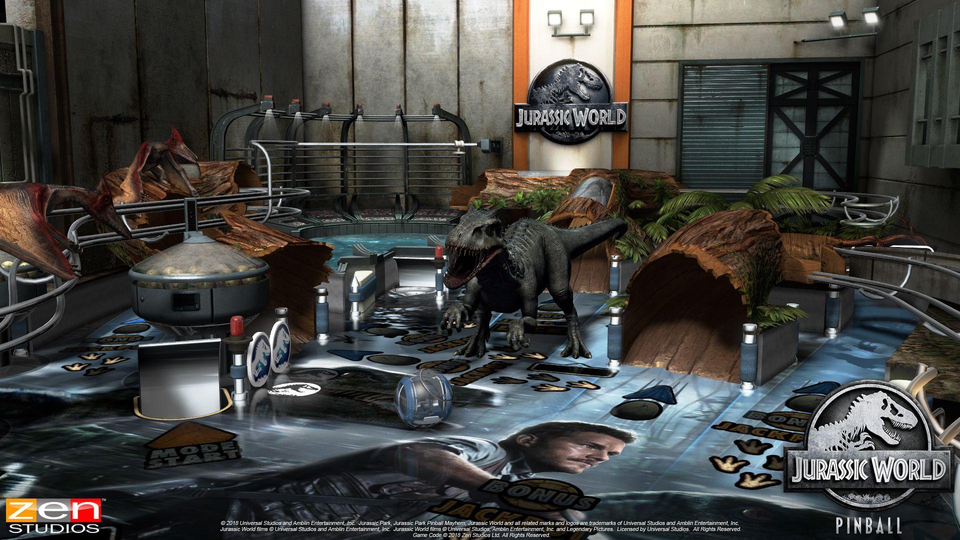 Turning Jurassic World and Jurassic Park into Prehistoric Pinball