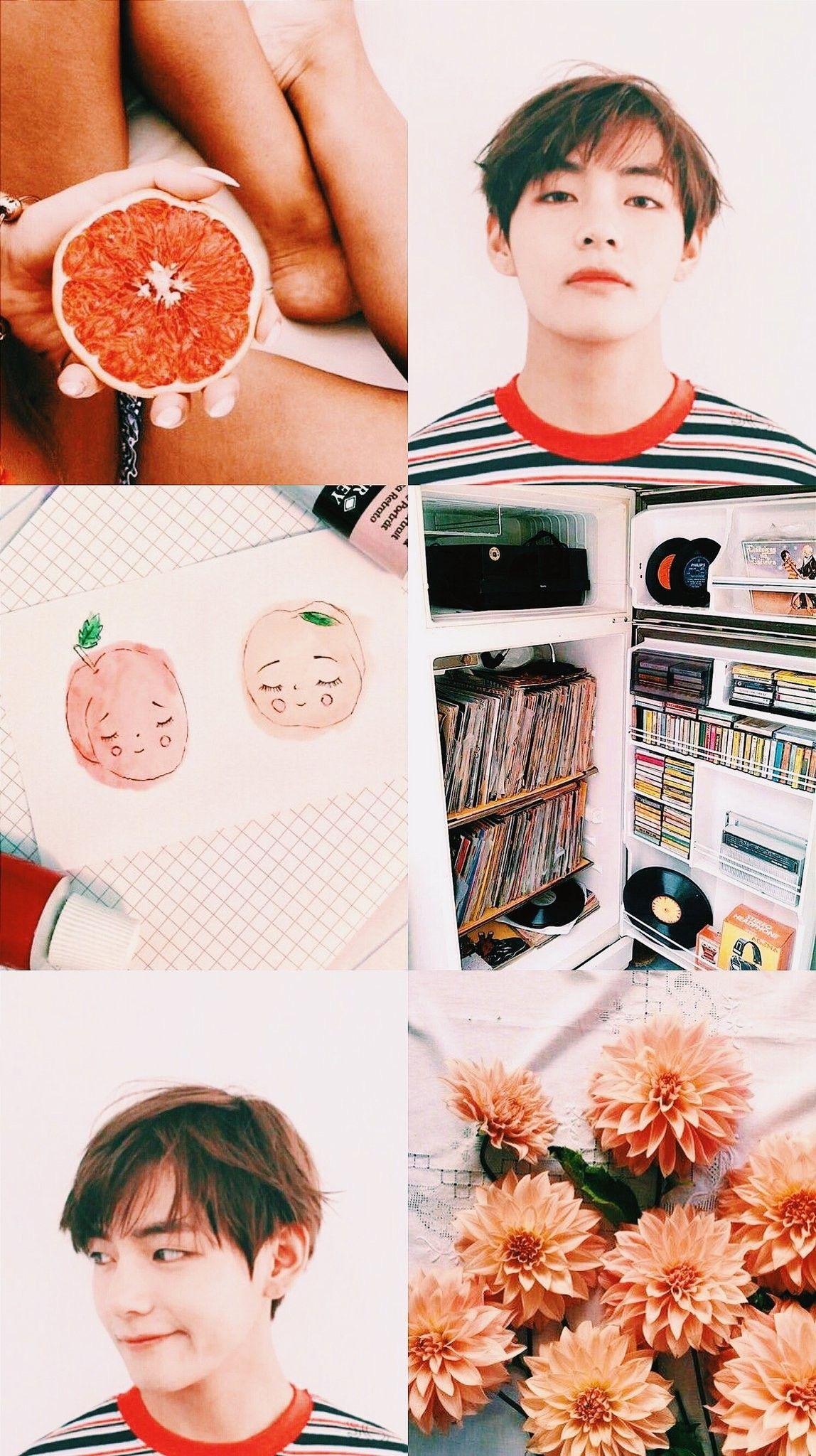 Collages Wallpaper Best Of Taehyung Aesthetic Bts Group Board