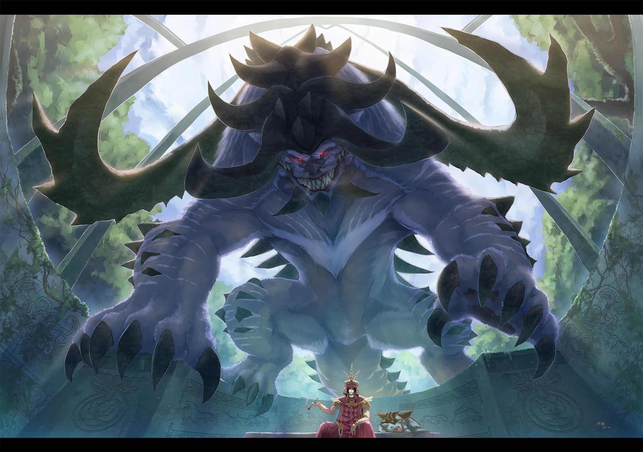 Anime Monster HD Wallpaper by LINNE