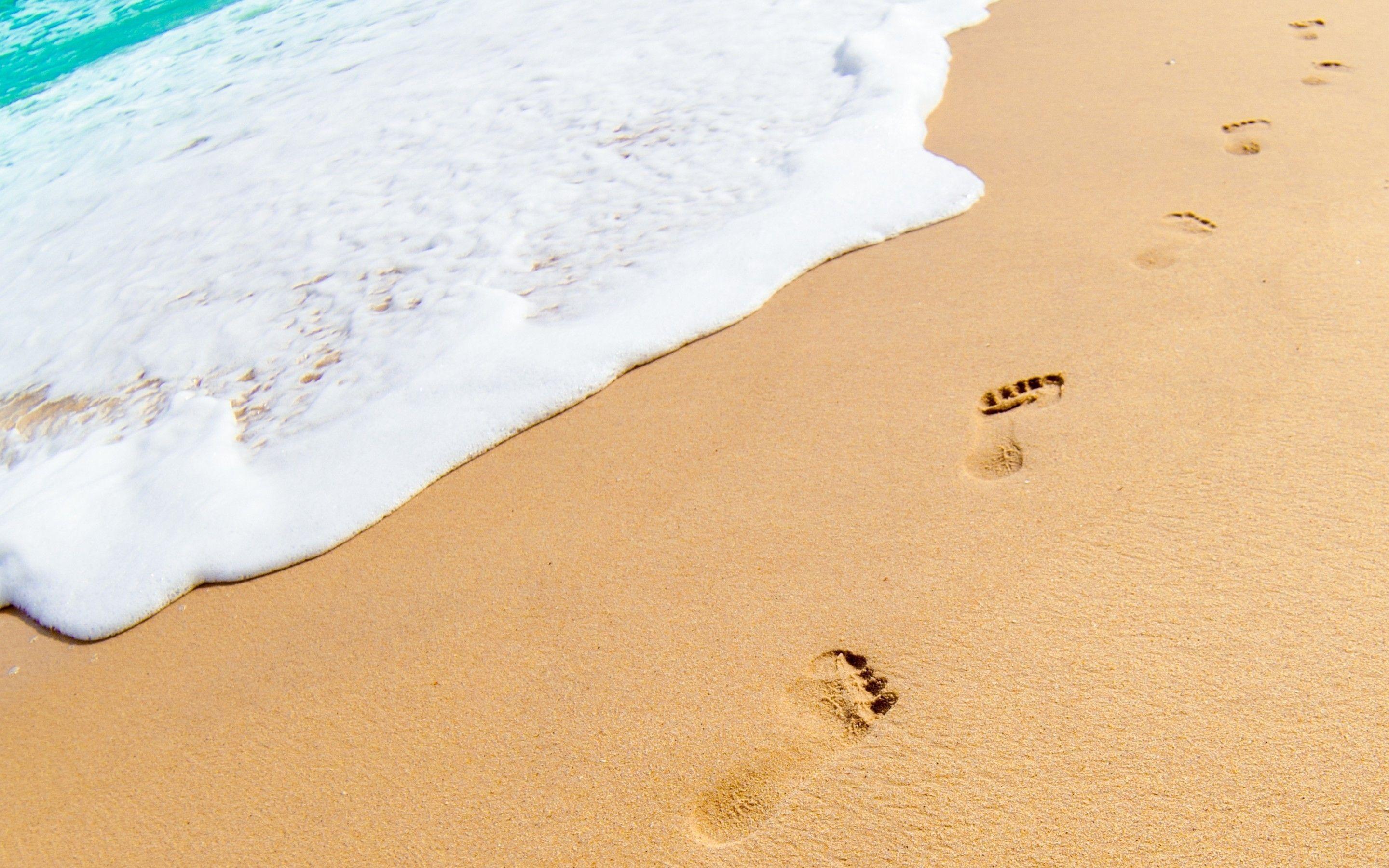 footprints in the sand Wallpaper. HD Desktop Wallpaper