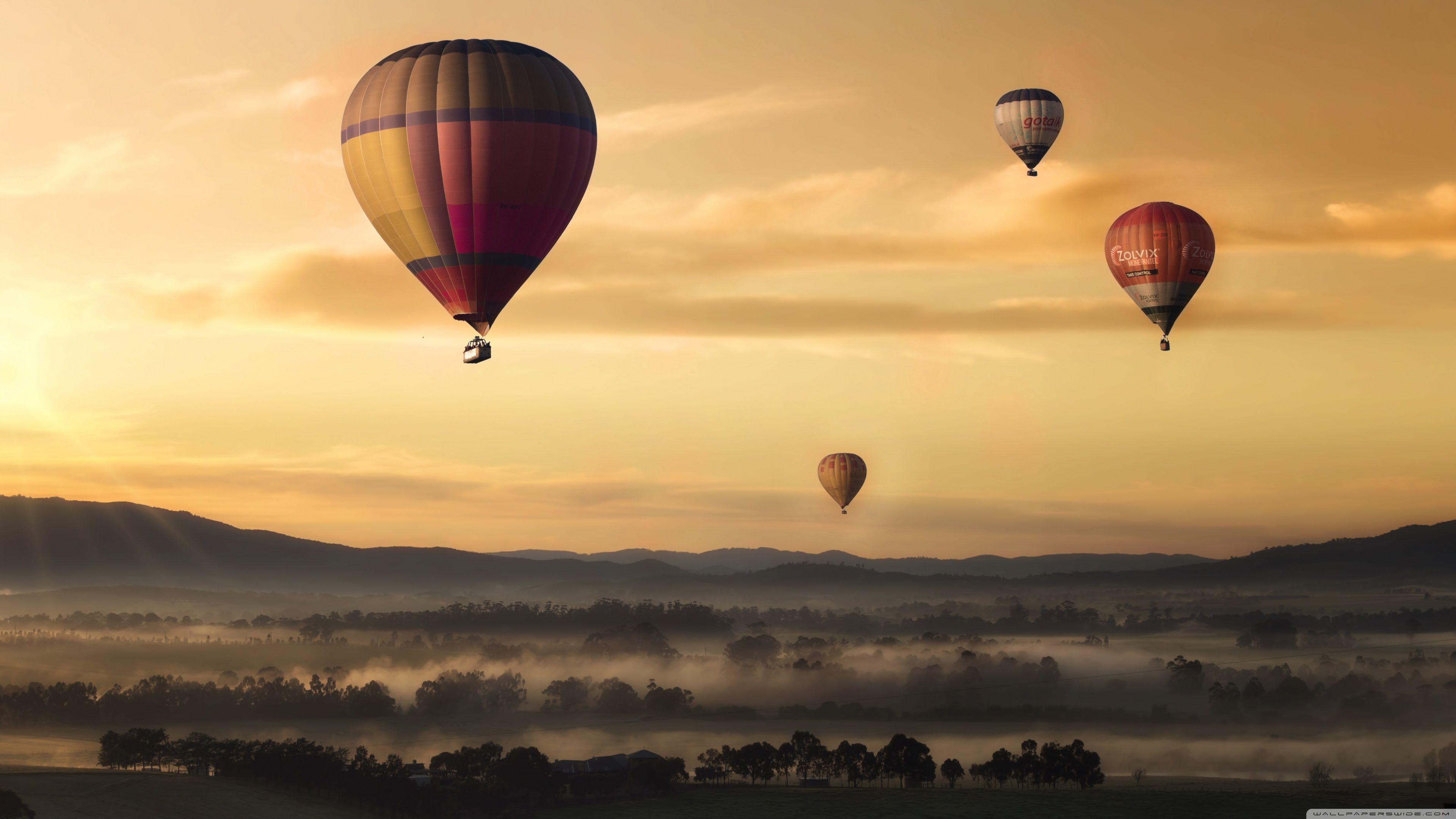 inside hot air balloons wallpaper