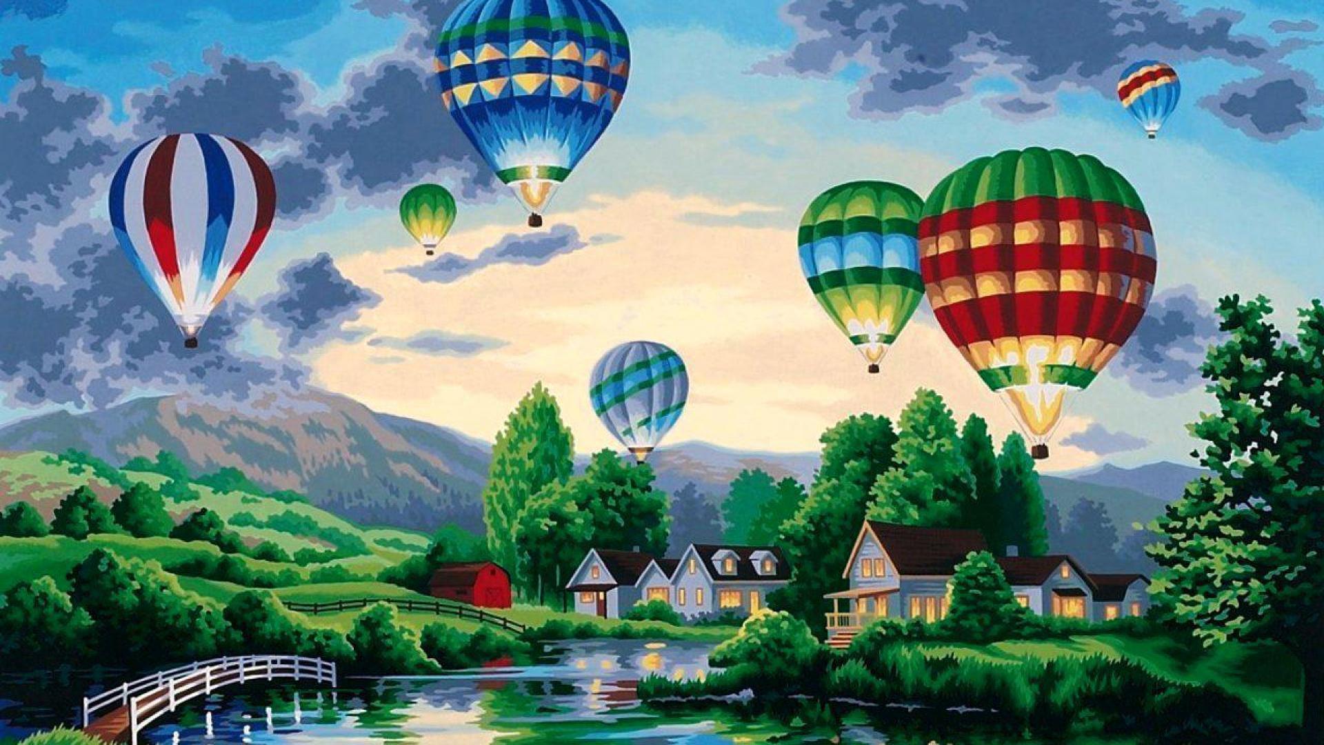 beautiful hot air balloons wallpaper