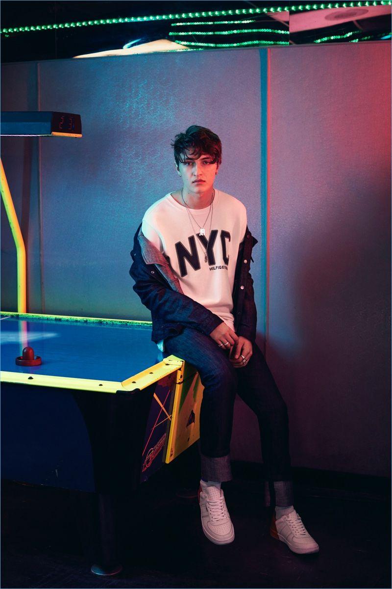 Anwar Hadid Lucky Blue Smith Hilfiger Denim Spring Summer 2017 Campaign