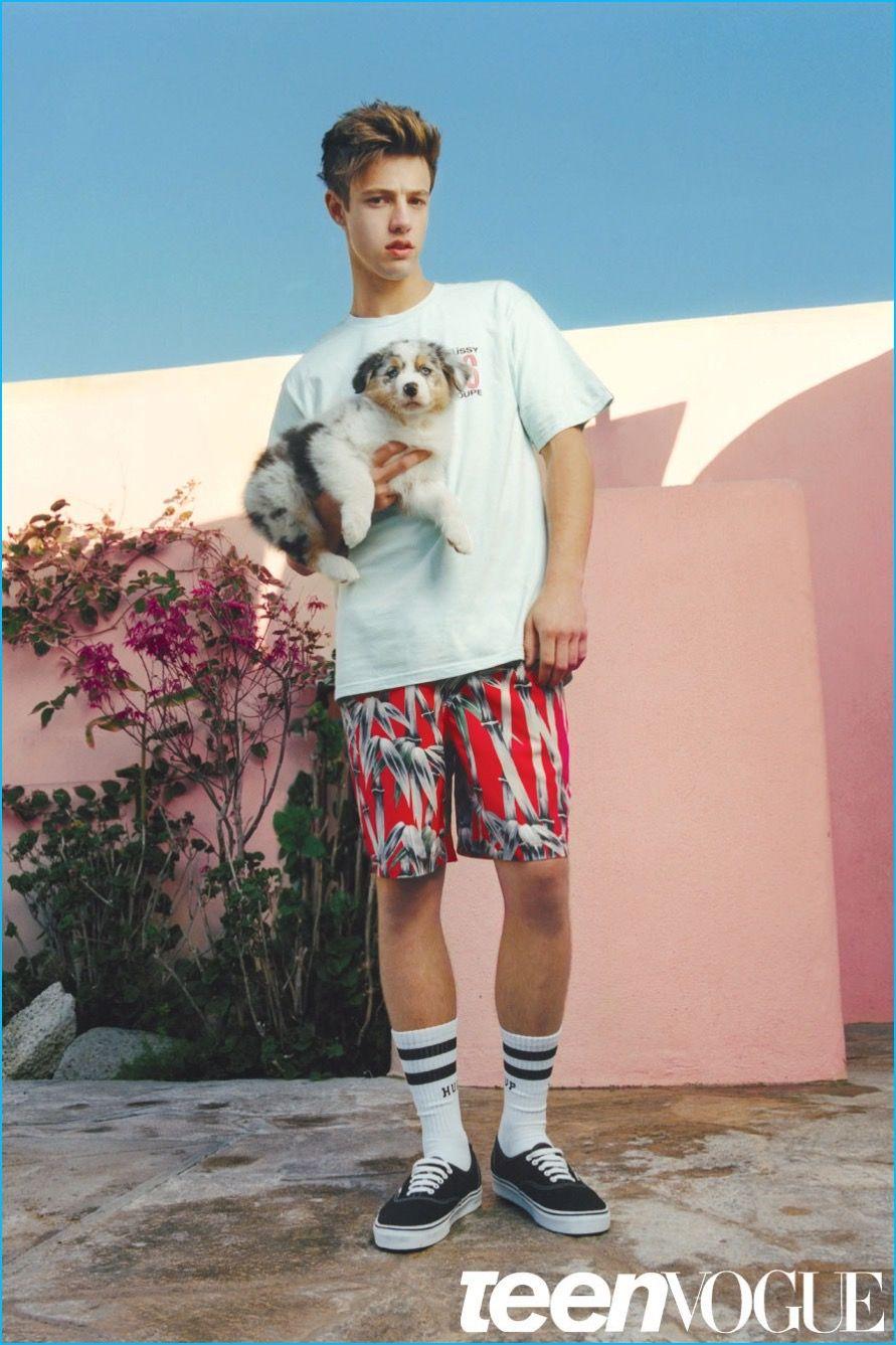 Cameron Dallas & Anwar Hadid 2016 Teen Vogue Photo Shoot
