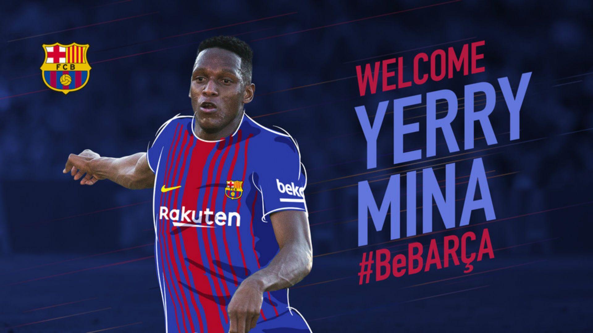 Barcelona continue 2018 spending with Mina deal. CAMPEONATO