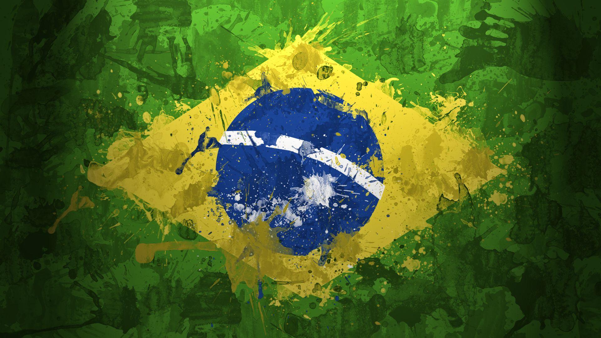 Brazil Flag Wallpaper 23200 1920x1080 px