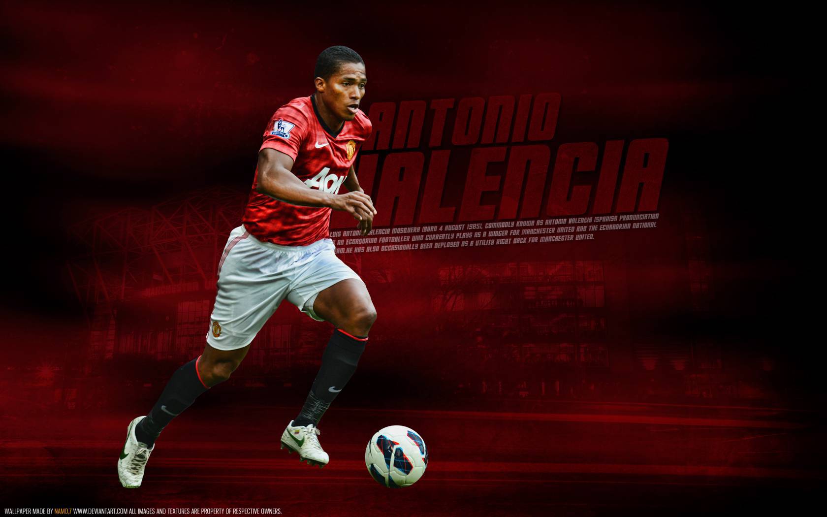 Antonio Valencia Best Player Wallpaper HD Wallpaper