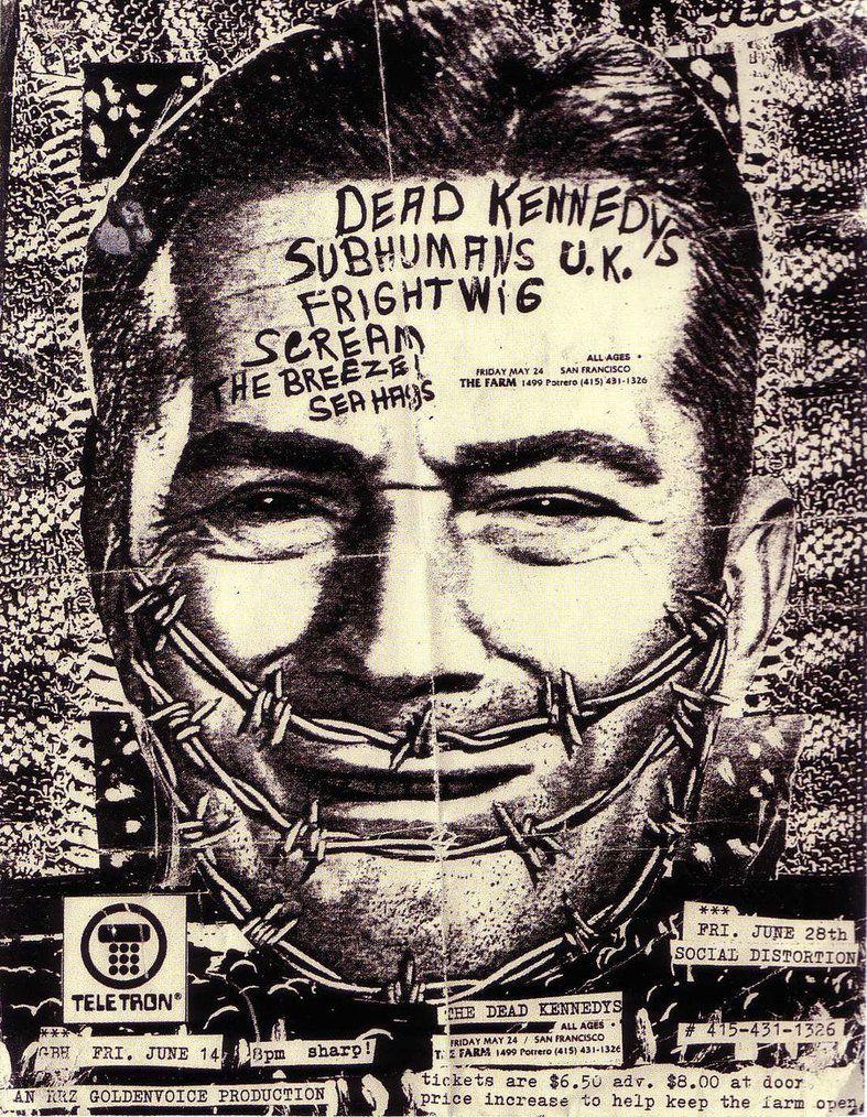 Dead Kennedys concert flyer