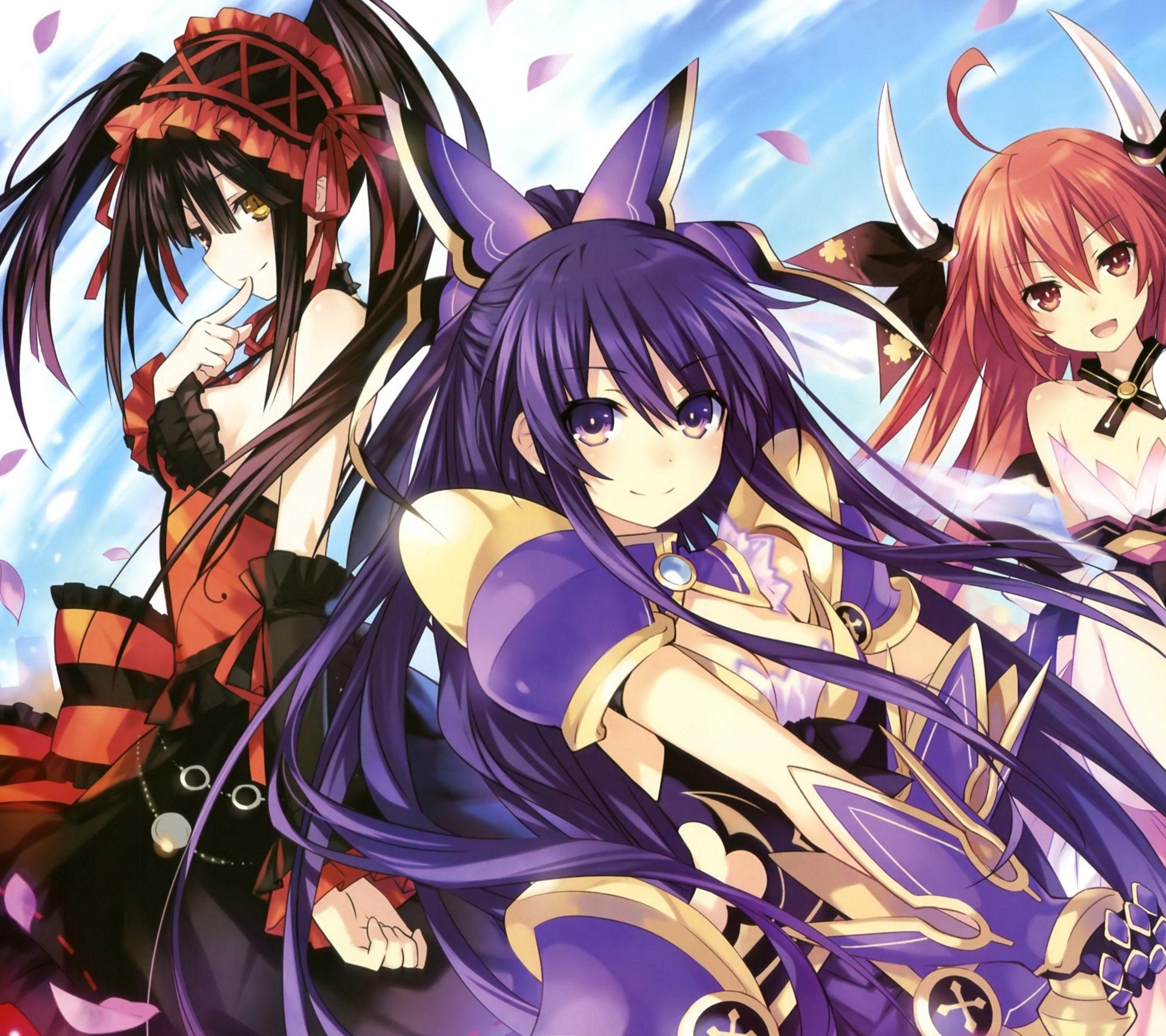 Date a Live II wallpaper 2160x 1080x1920 for android and iPhone