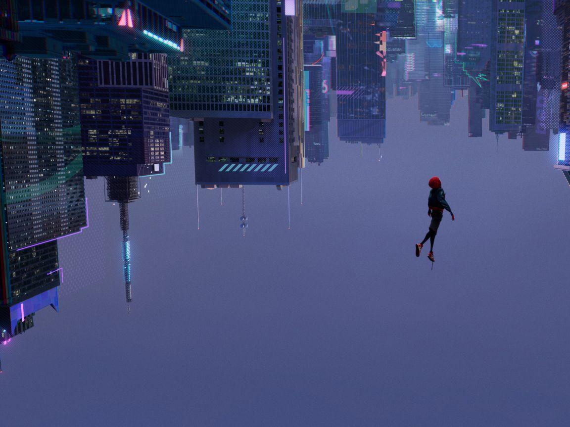 wallpaper spider man into the spider verse