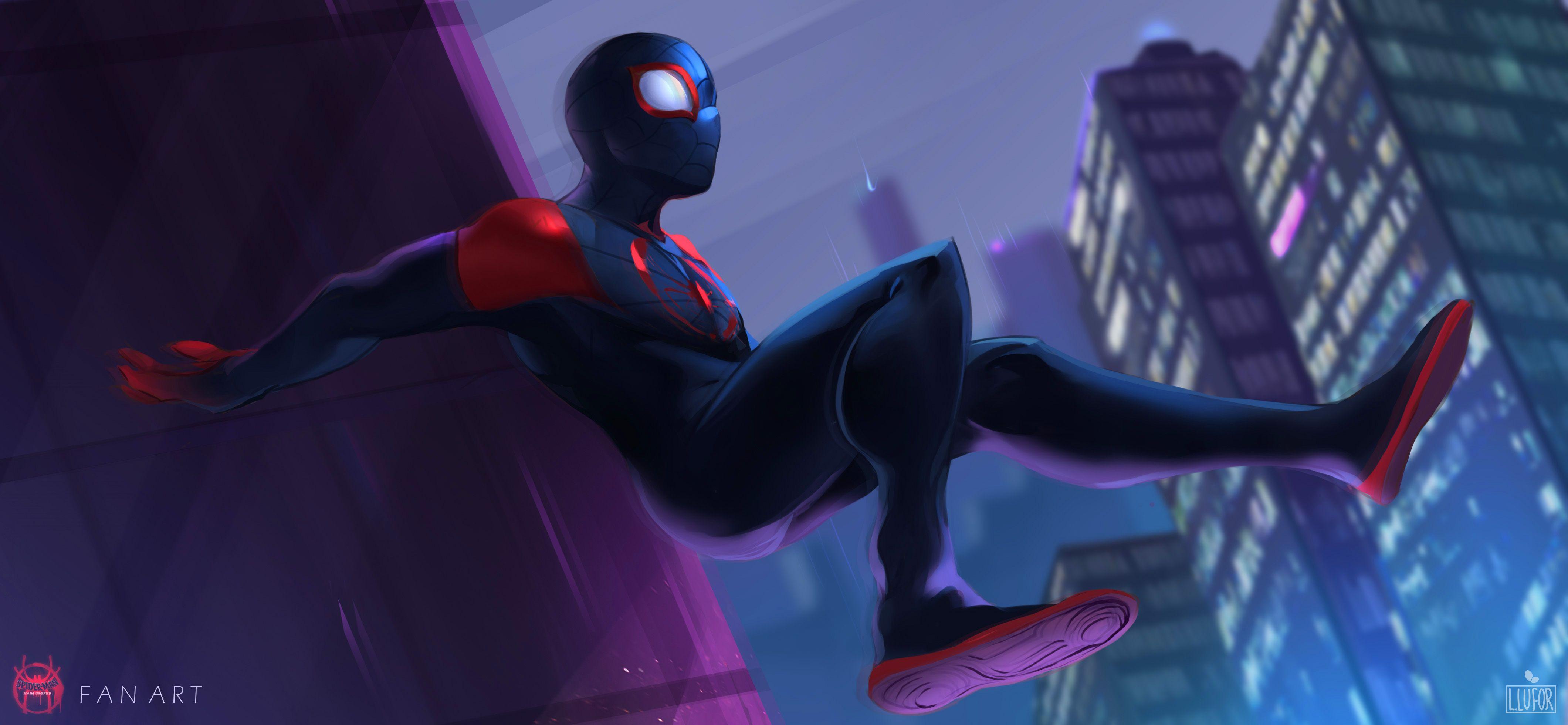 Spider-man Into the Spider-Verse Wallpaper by Thekingblader995 on