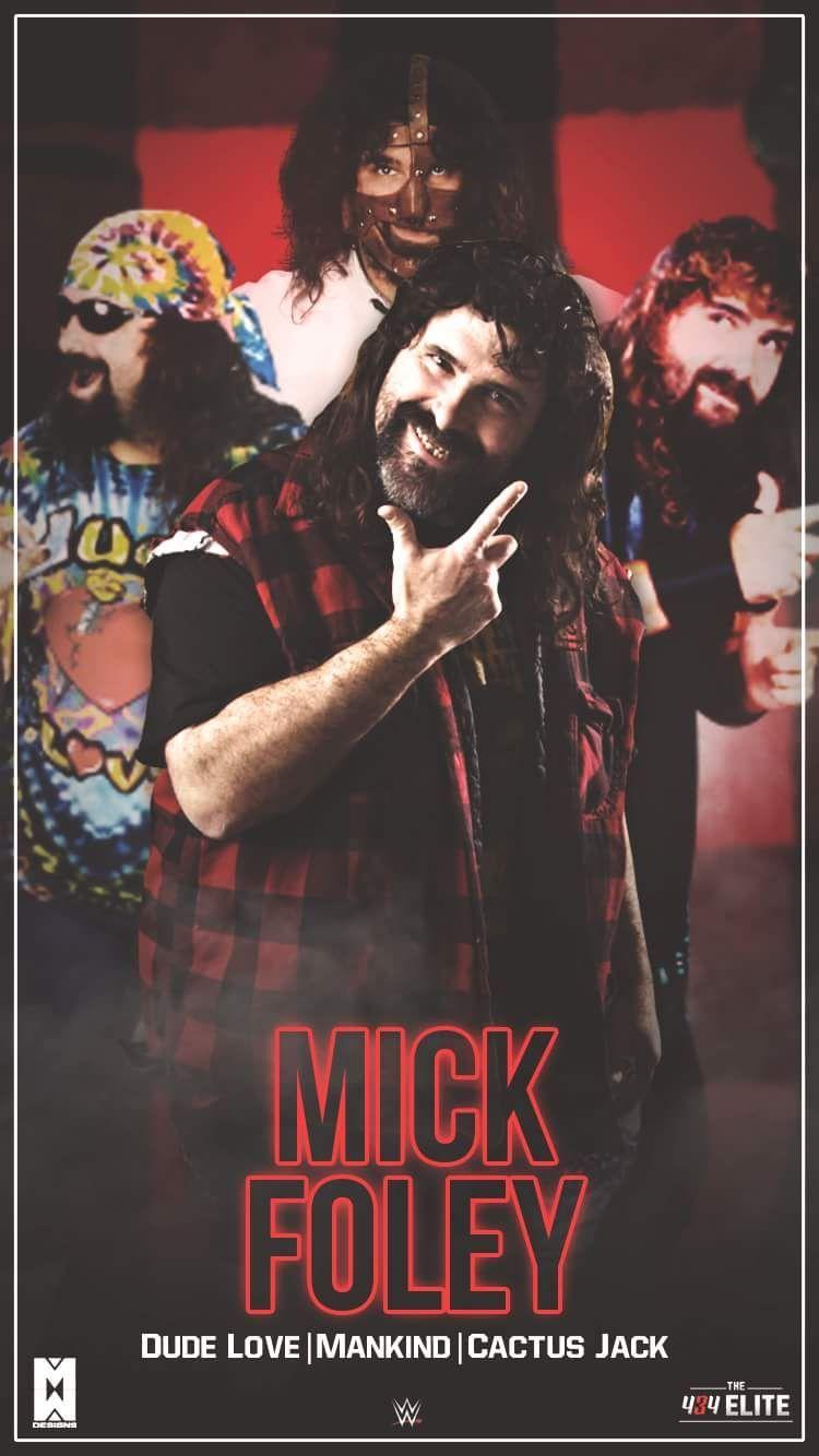 Mick Foley IPhone wallpaper. David's wrestling. Mick